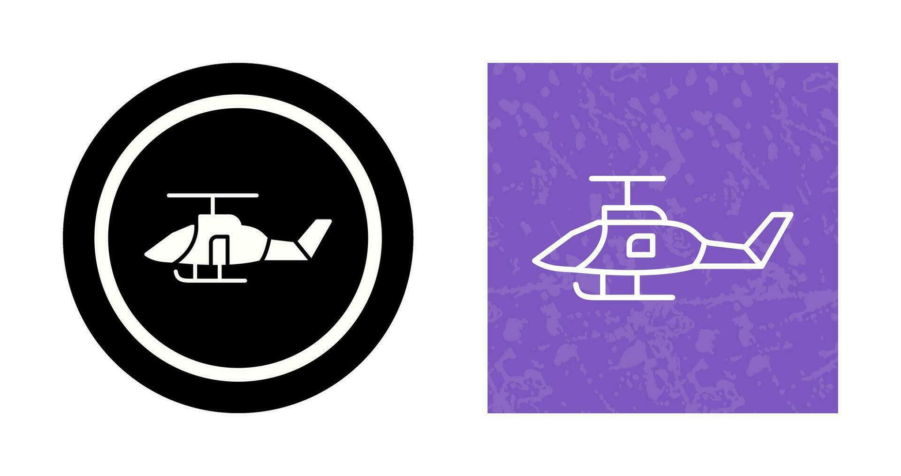 icono de vector de helicóptero militar