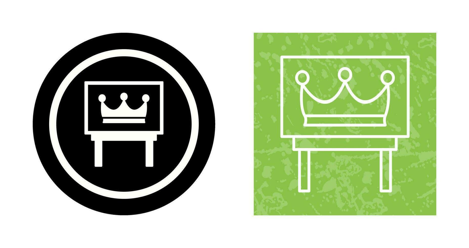 Crown Exhibit Vector Icon