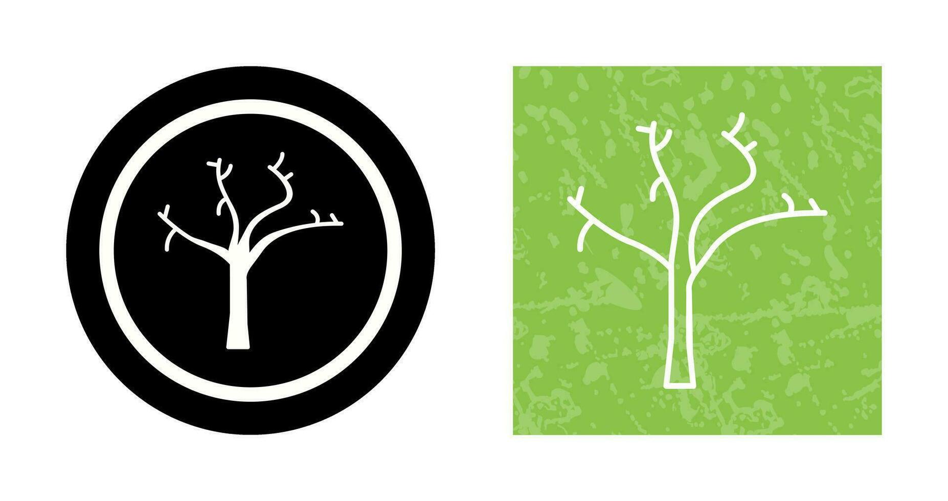 Tree with no Leaves Vector Icon