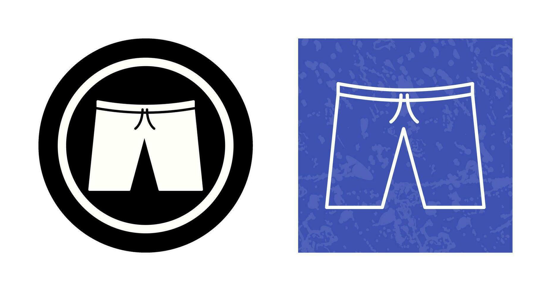 icono de vector de pantalones cortos