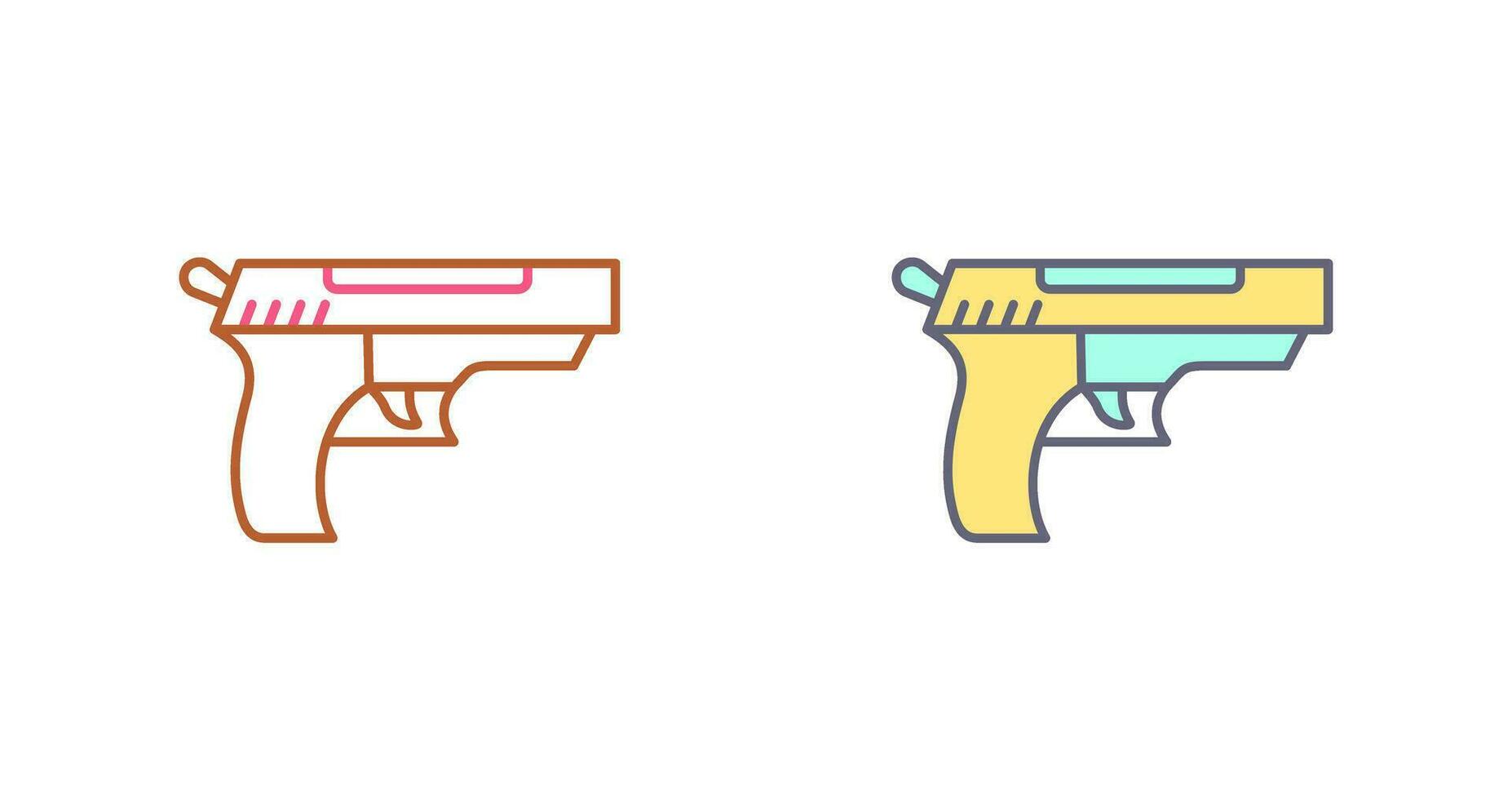 icono de vector de pistola