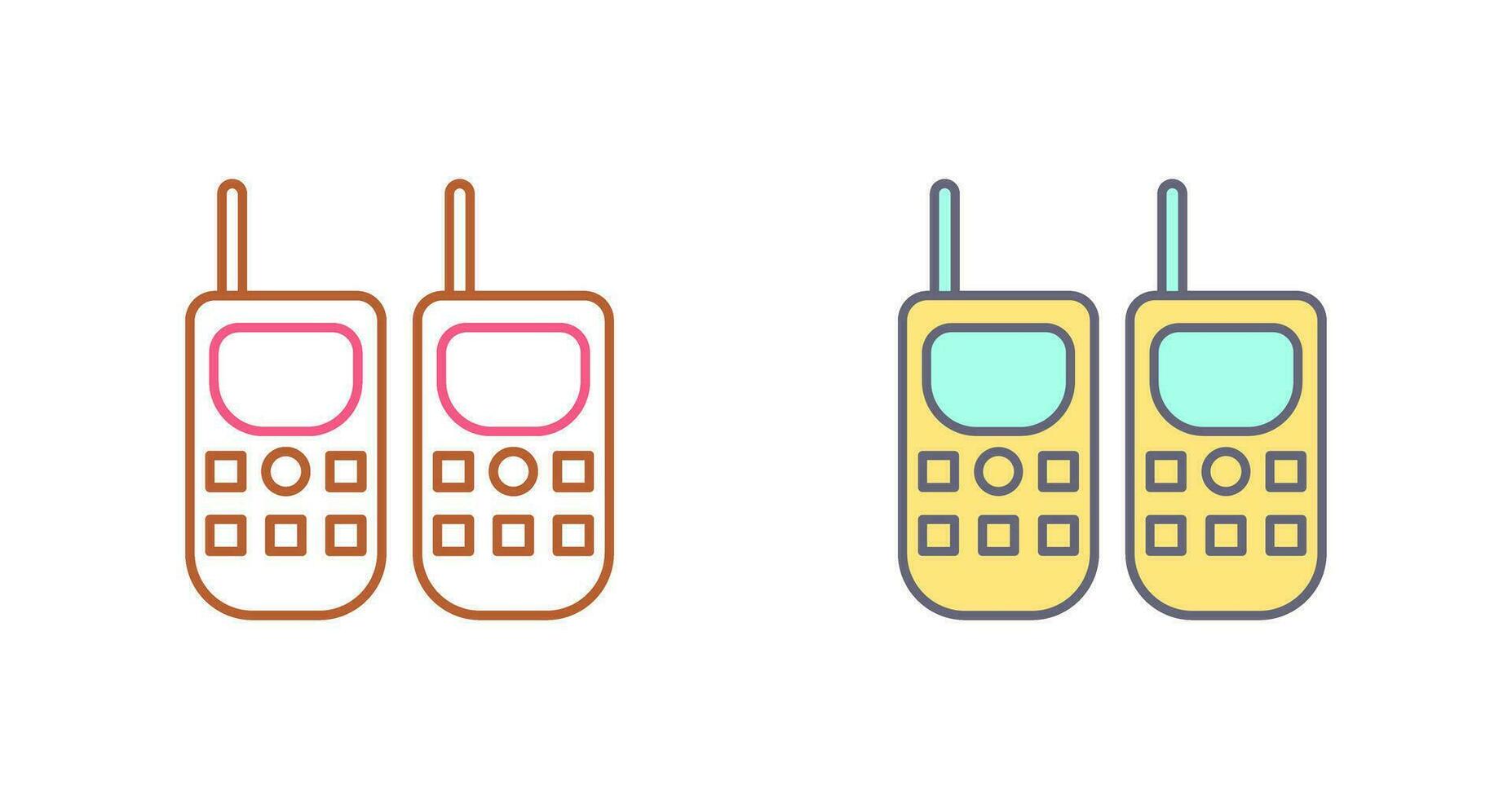 Walkie Talkie Vector Icon