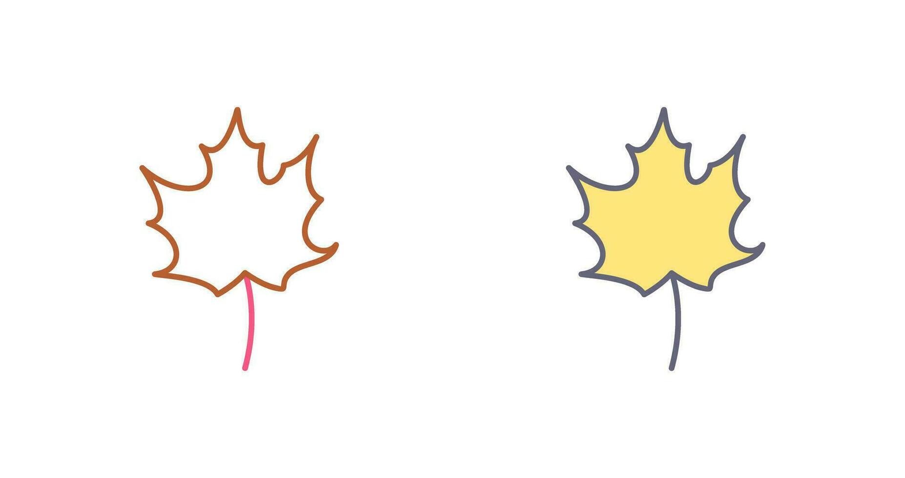 Autumn Leaf Vector Icon