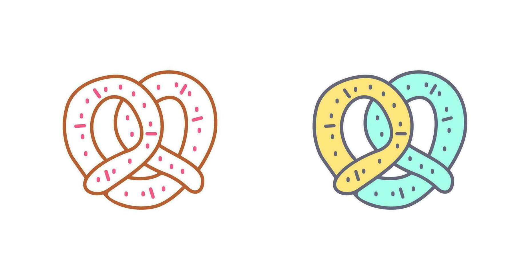 Pretzel Vector Icon