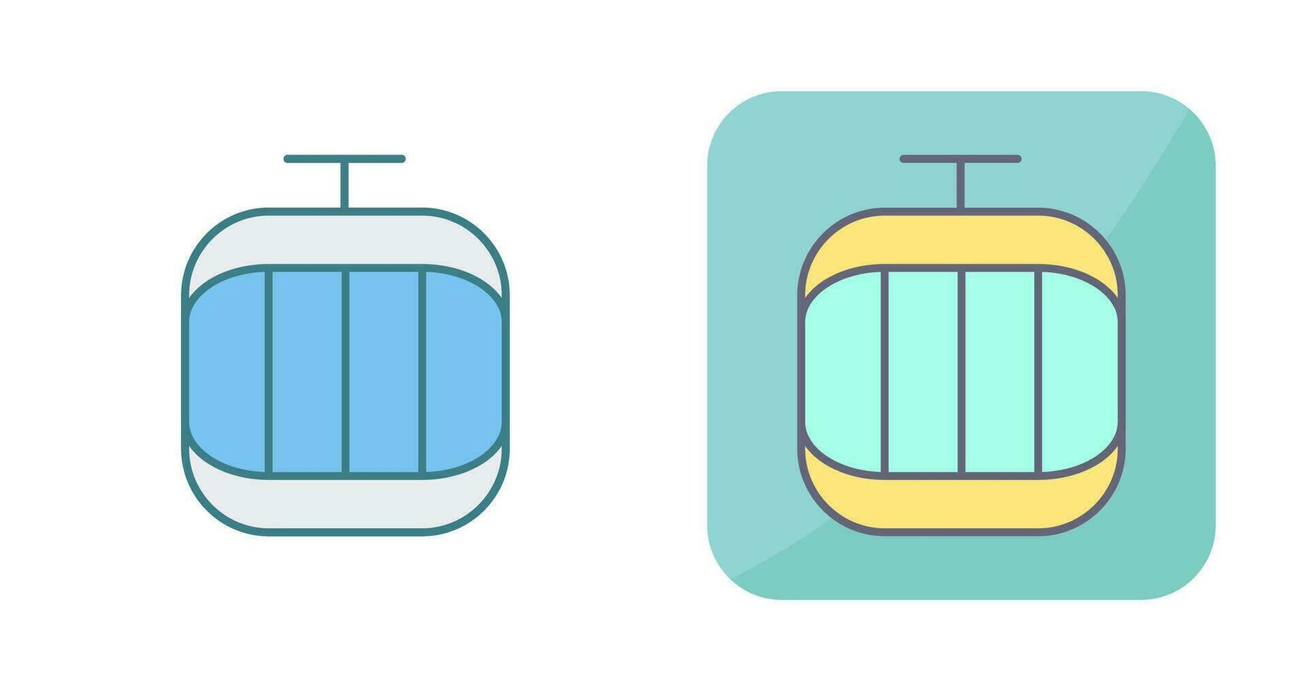 Cable Car Vector Icon