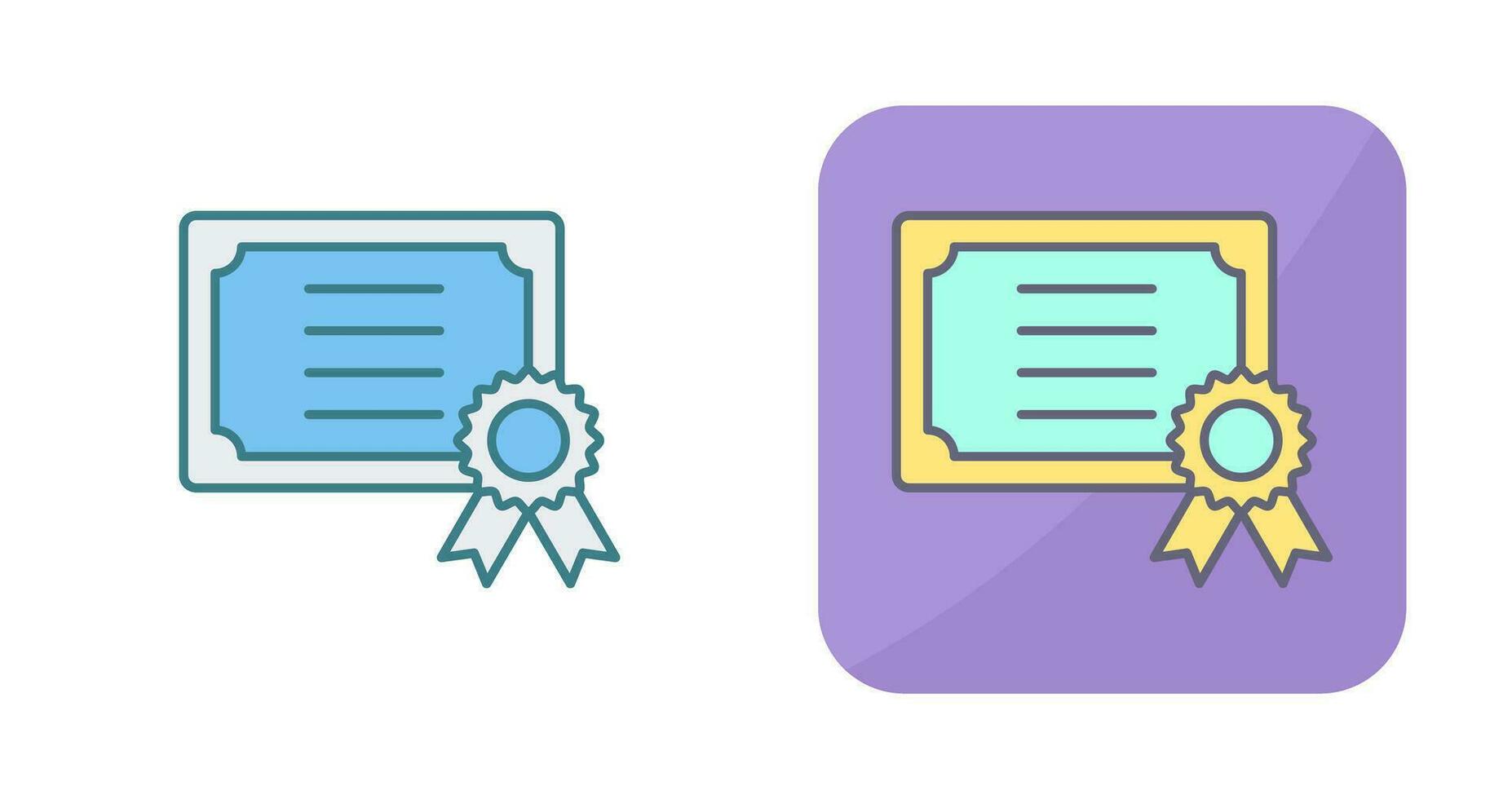 Certificate Vector Icon