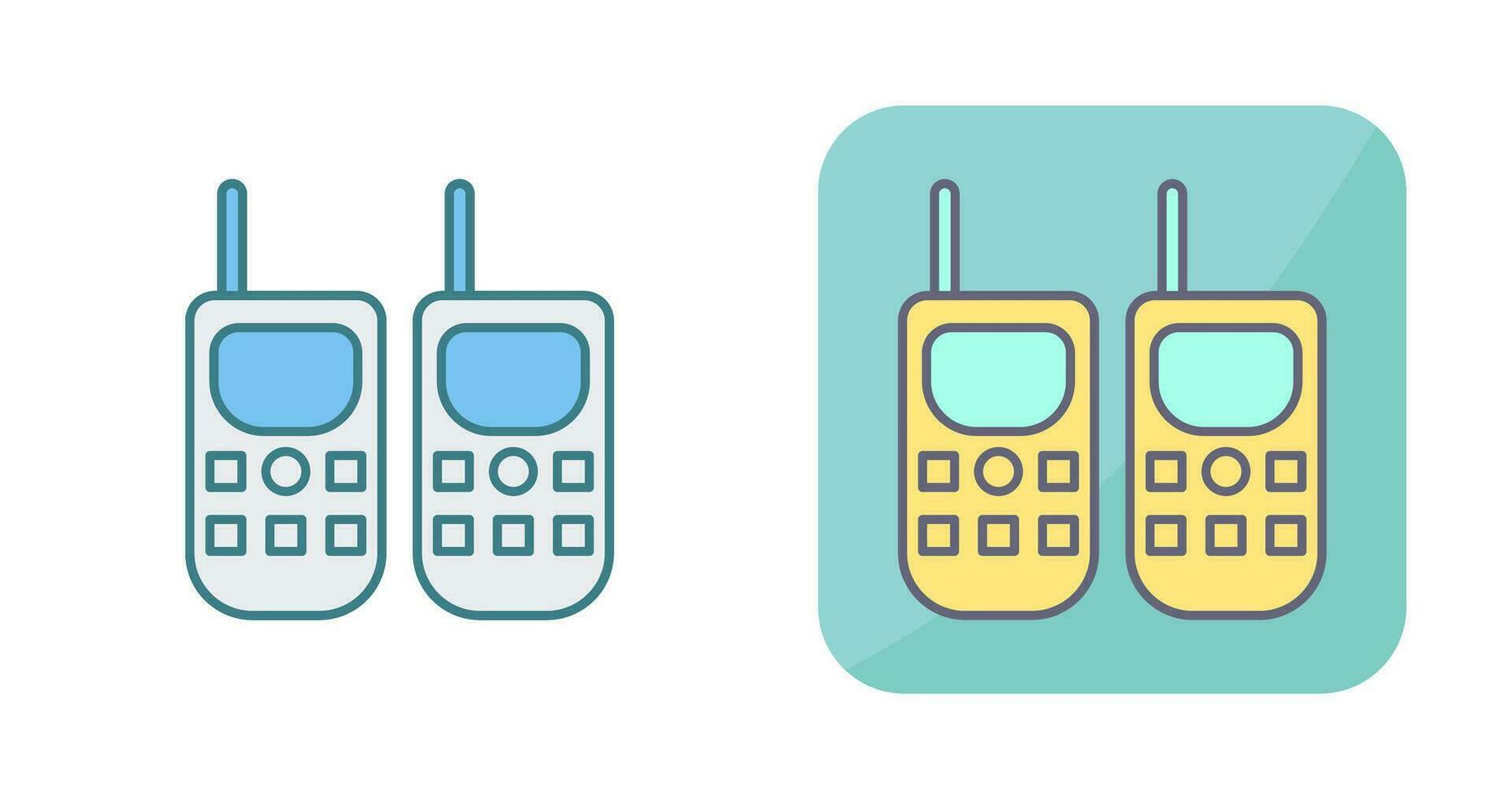 Walkie Talkie Vector Icon