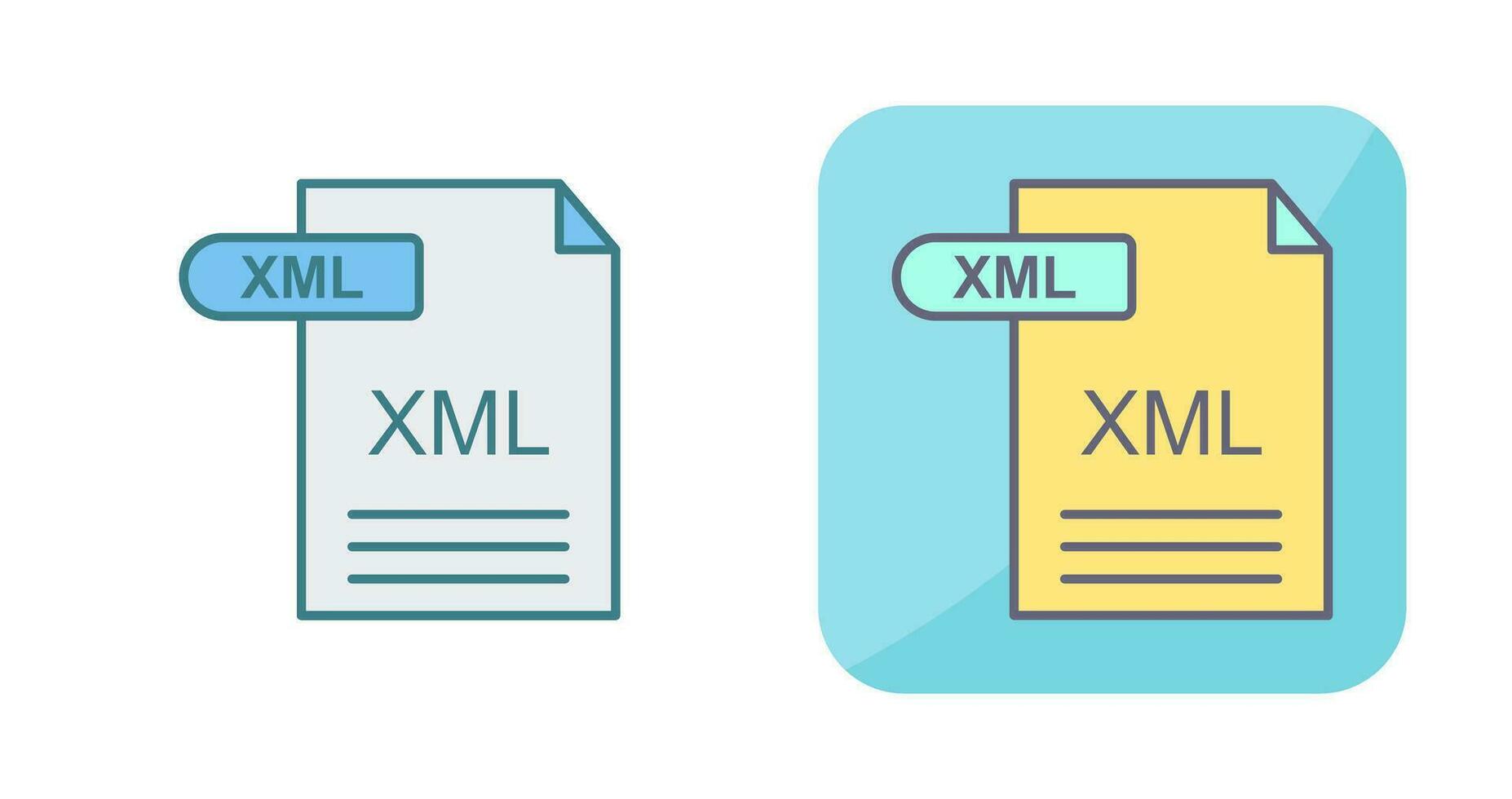 XML Vector Icon