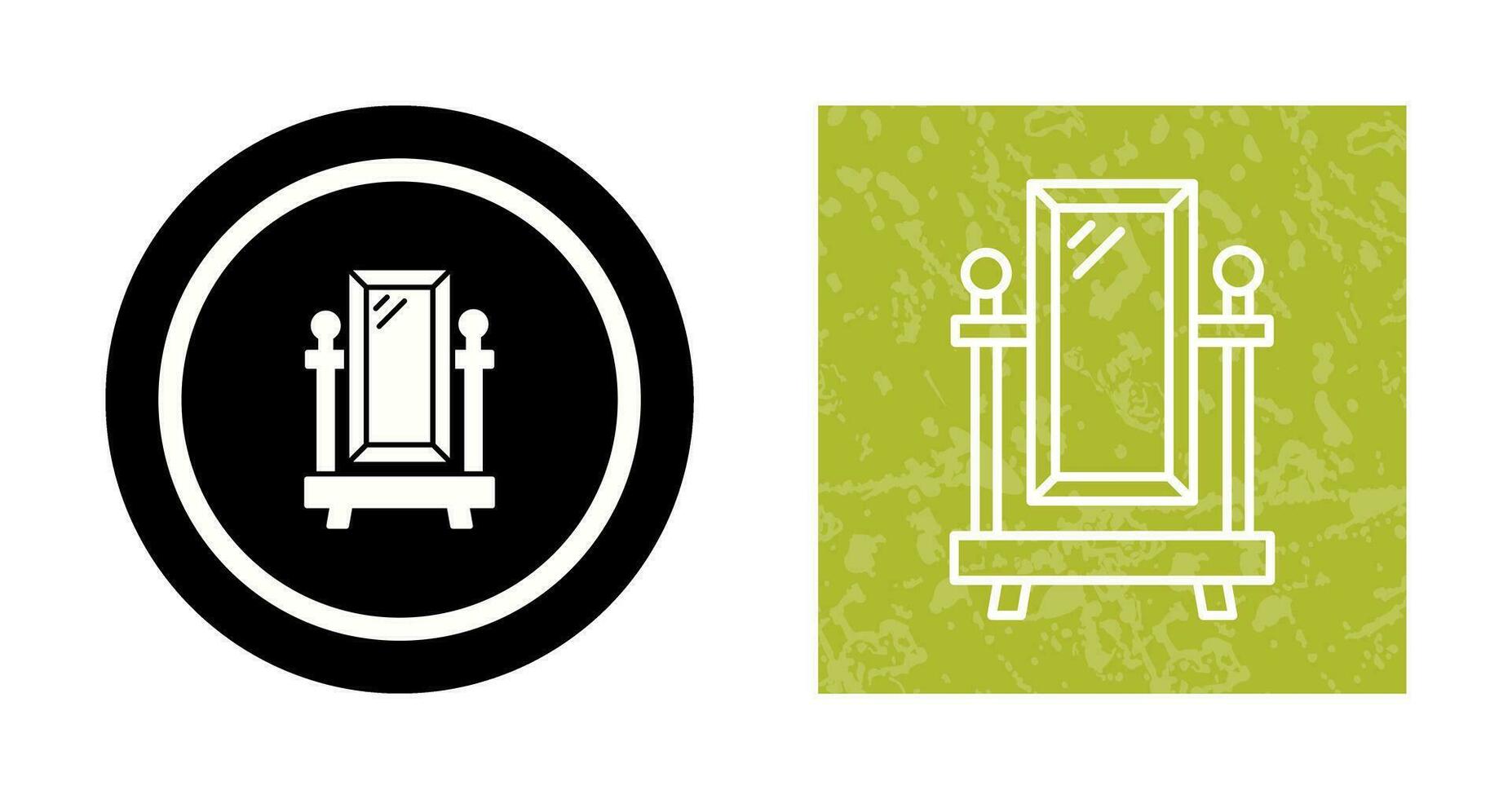 Floor Mirror Vector Icon