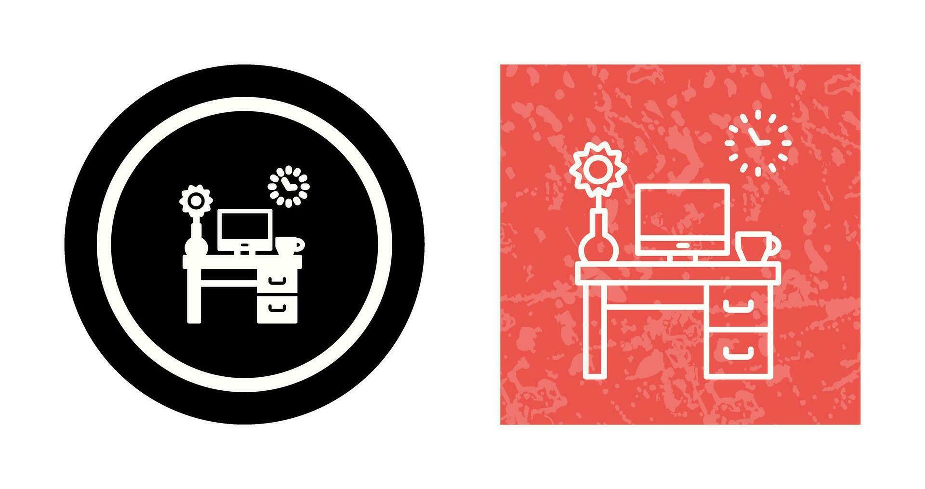 Work Table Vector Icon