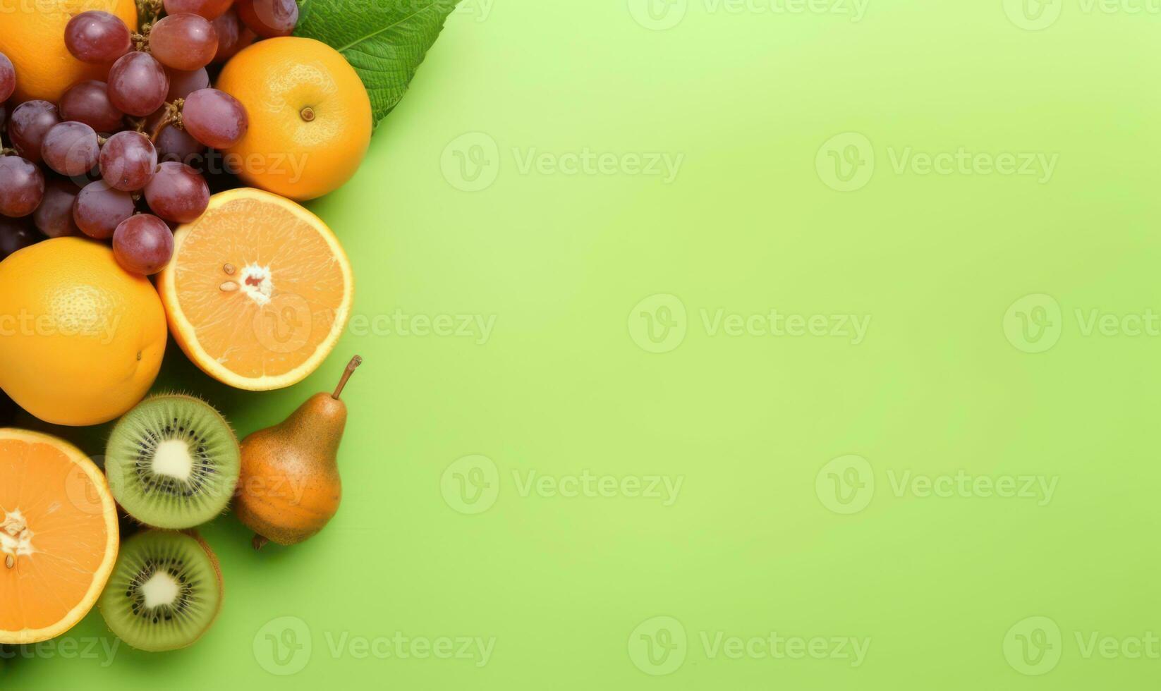 Abundant and meticulously organized fruit. AI Generative photo