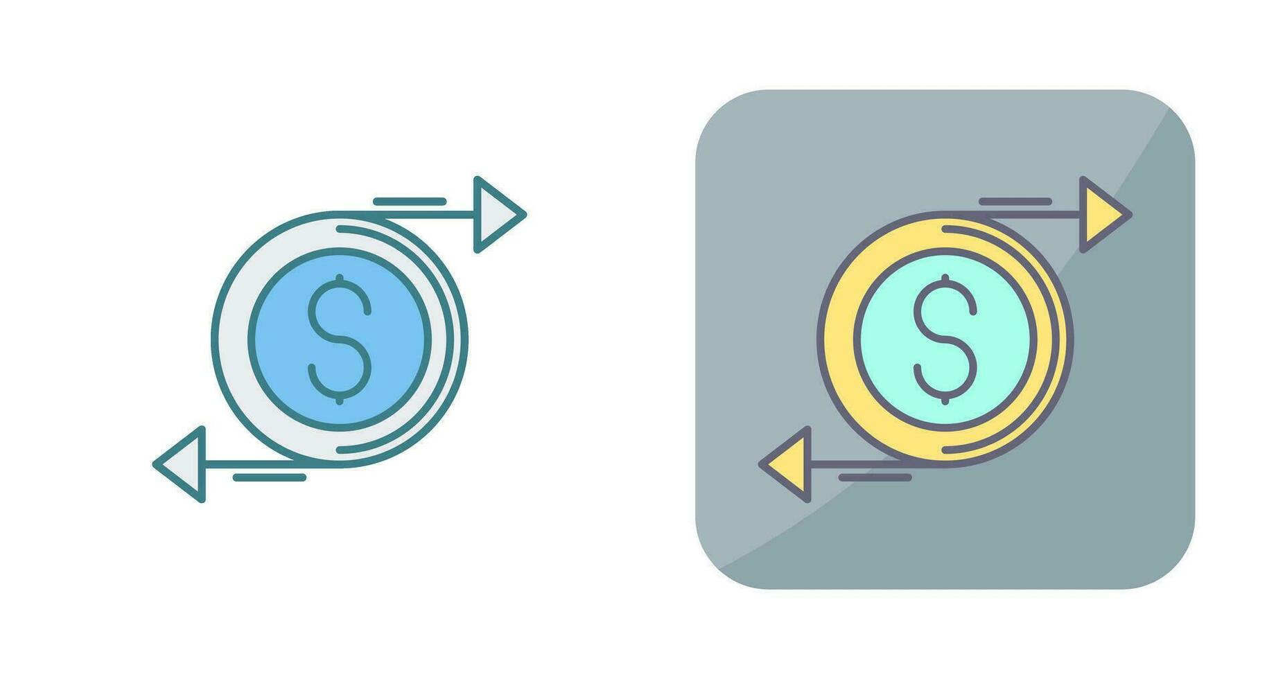 Money Flow Vector Icon