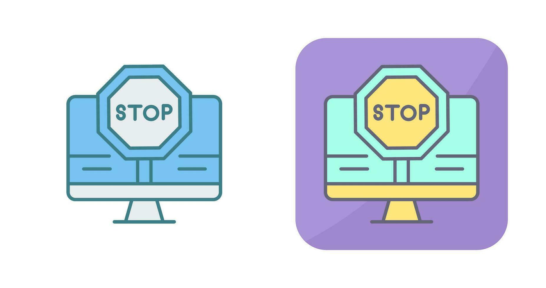 Stop Vector Icon