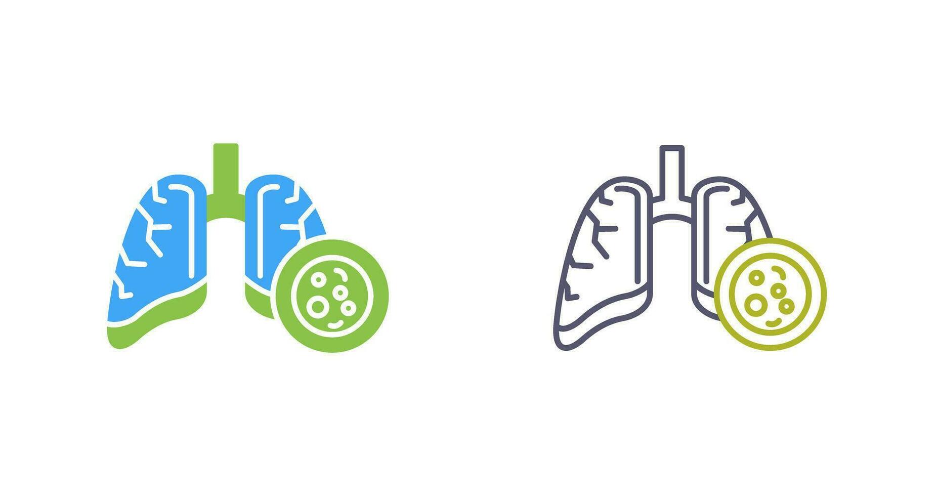 Lung Cancer Vector Icon