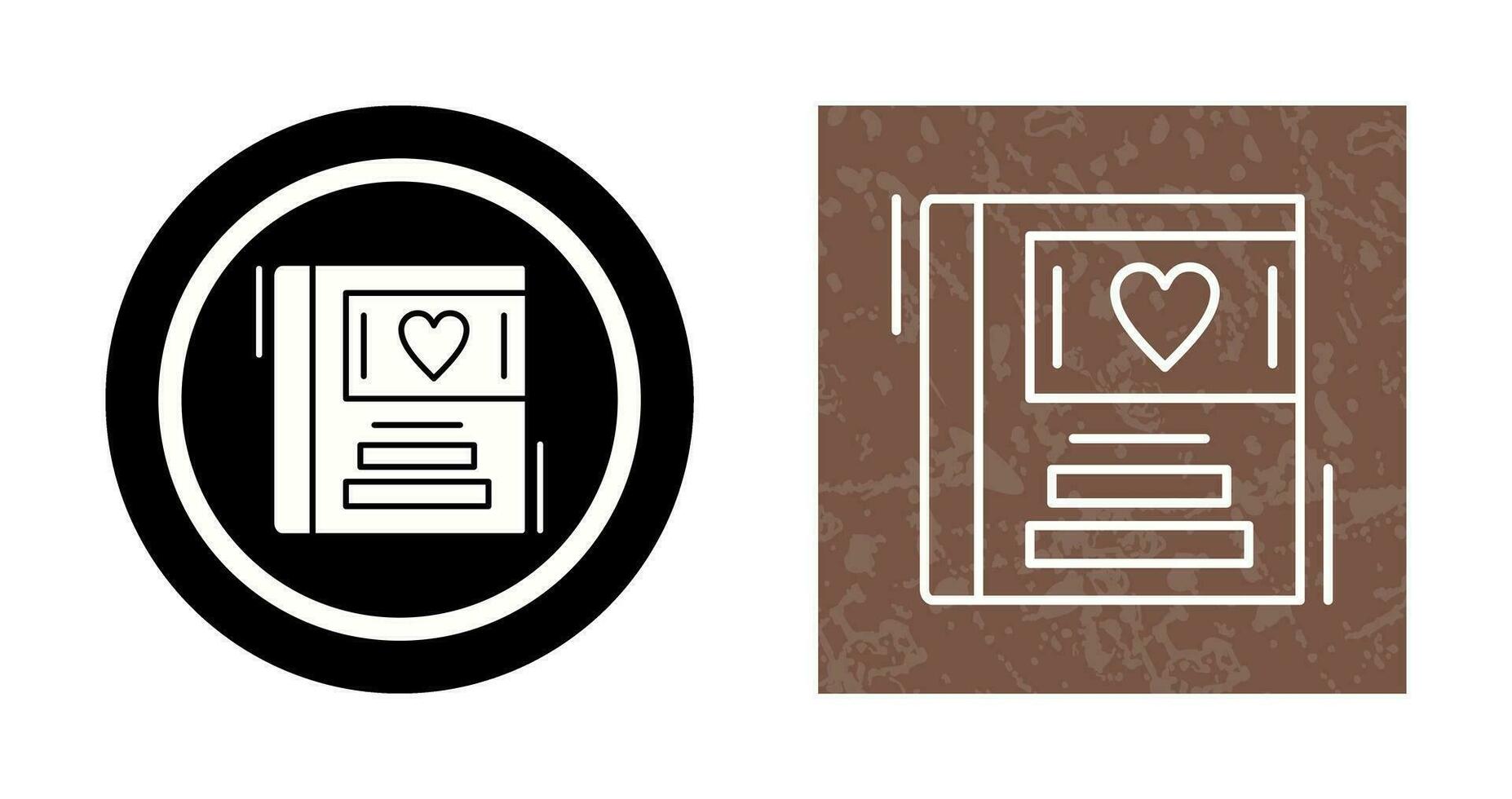 Wedding Album Vector Icon