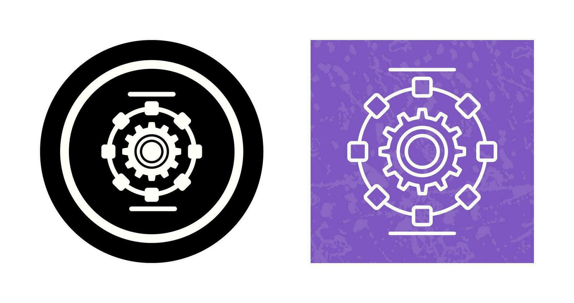 Automated Process Vector Icon