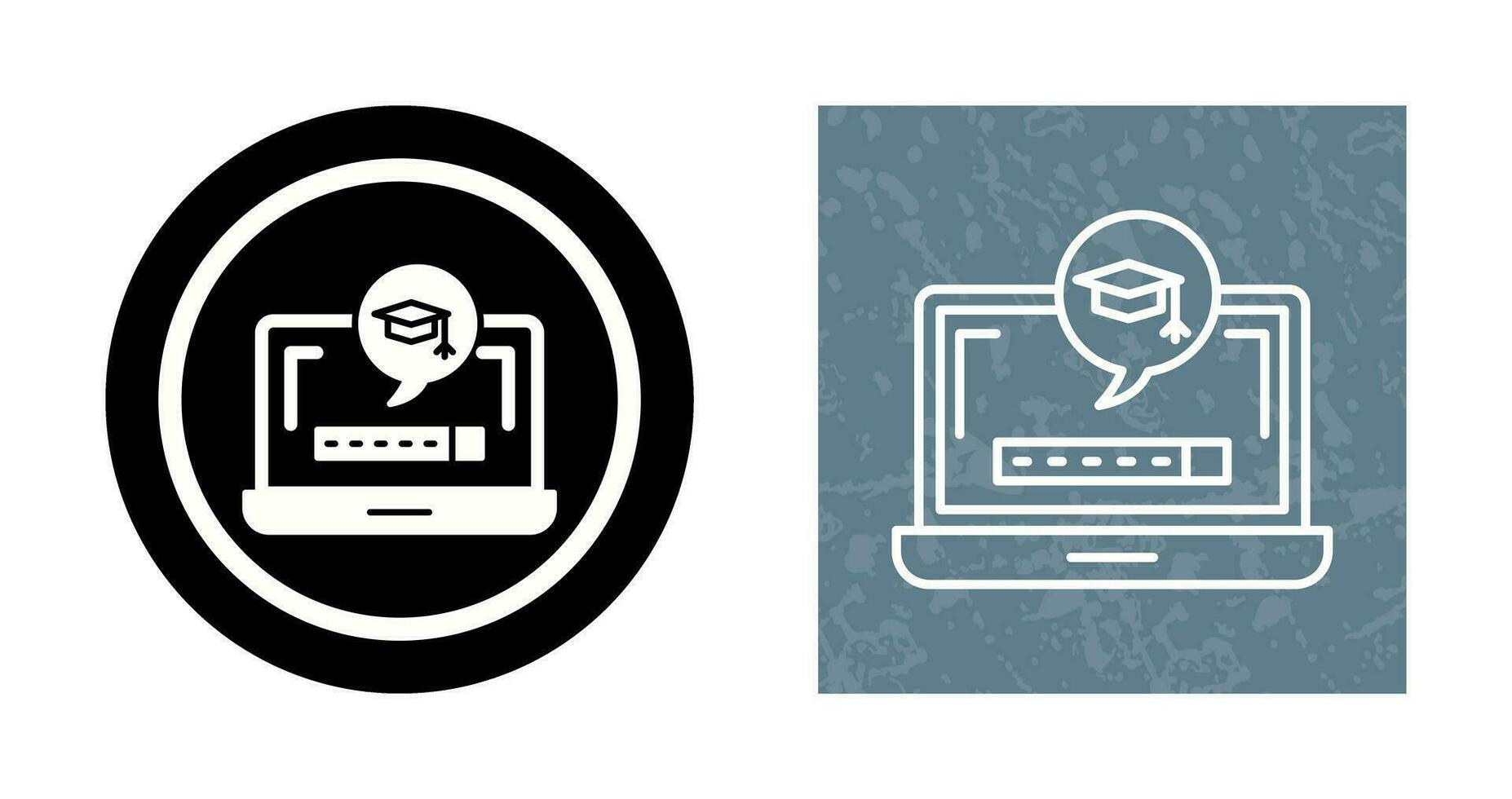 Digital Learning Vector Icon