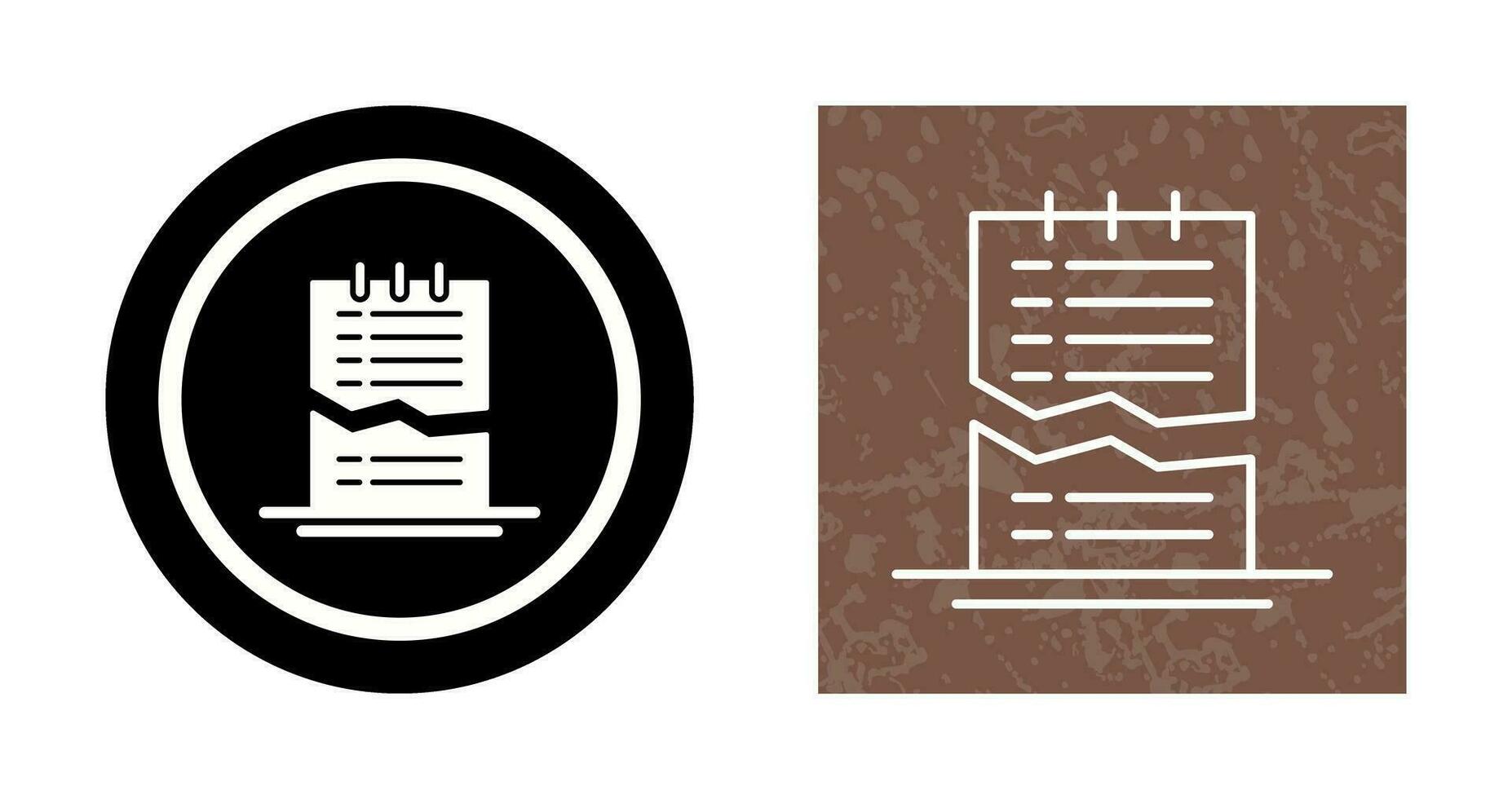 Corrupted List Vector Icon