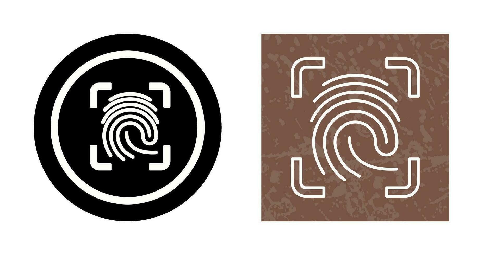 Finger Print Vector Icon