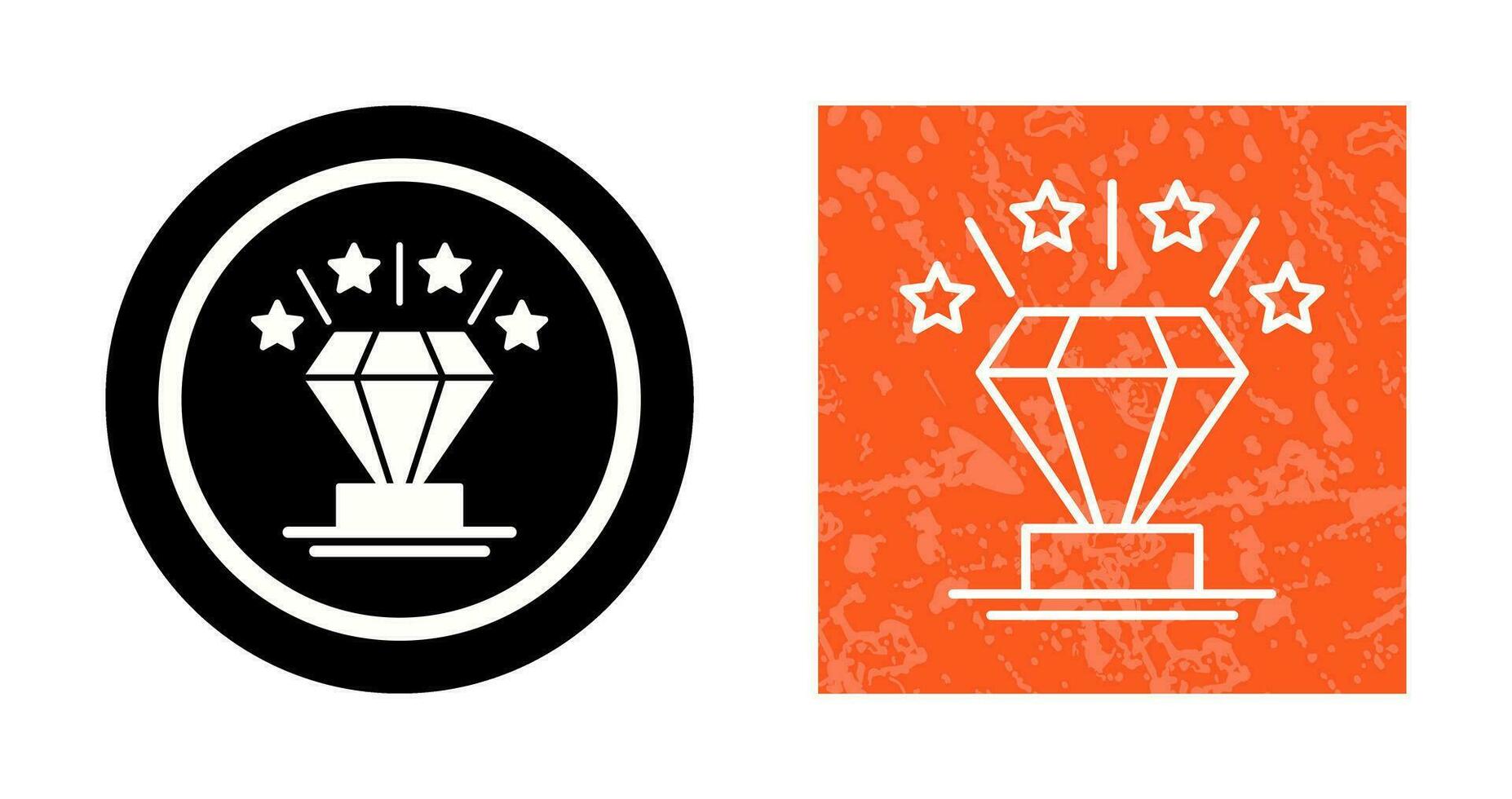 icono de vector de diamante