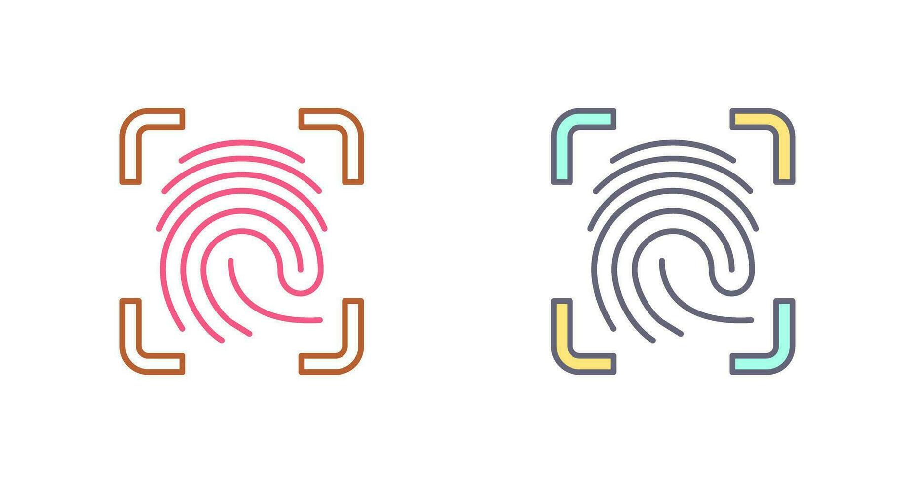 Finger Print Vector Icon