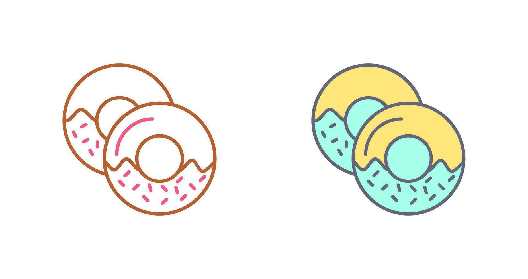 icono de vector de donut