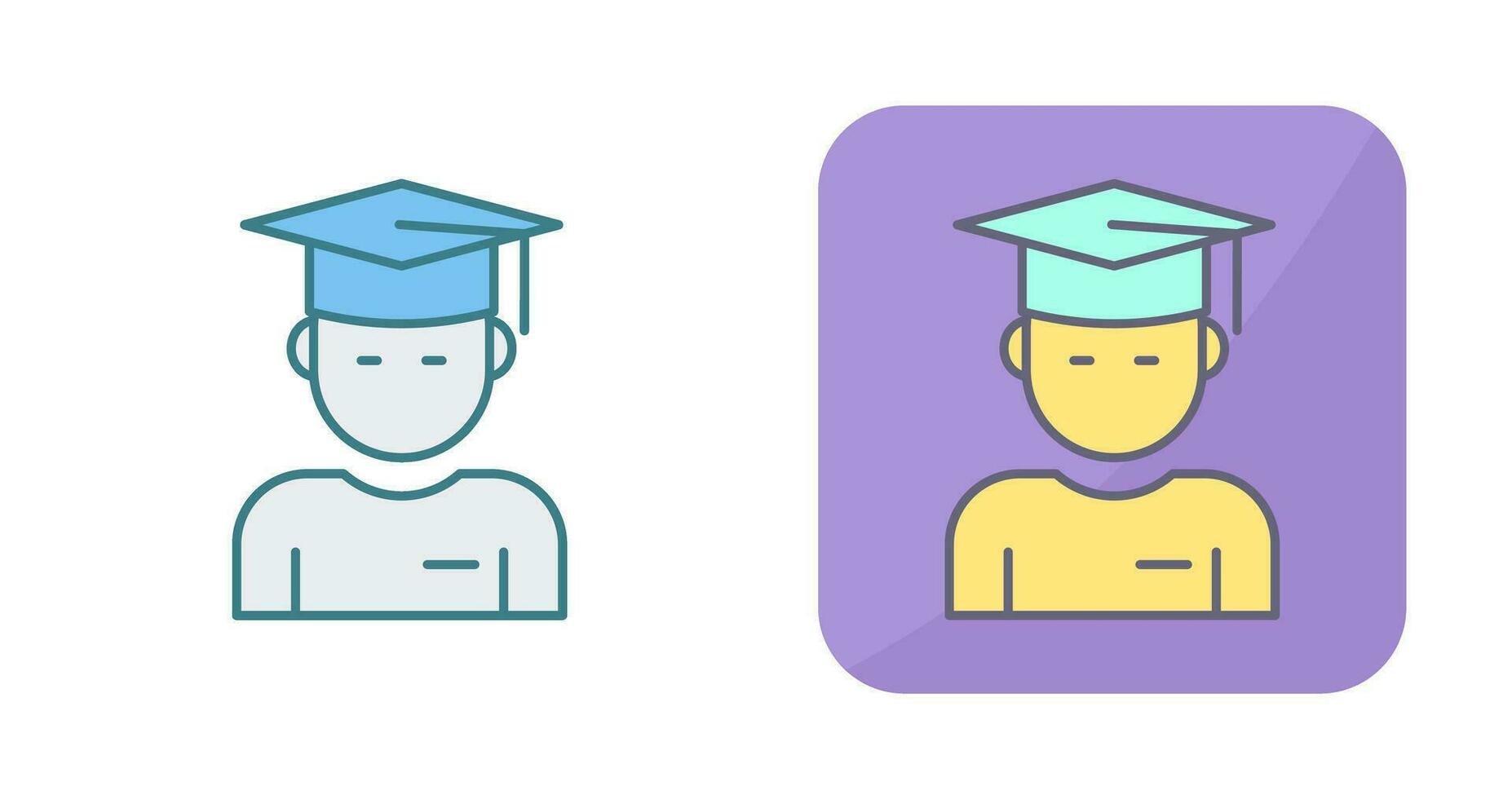 Graduate Student Vector Icon