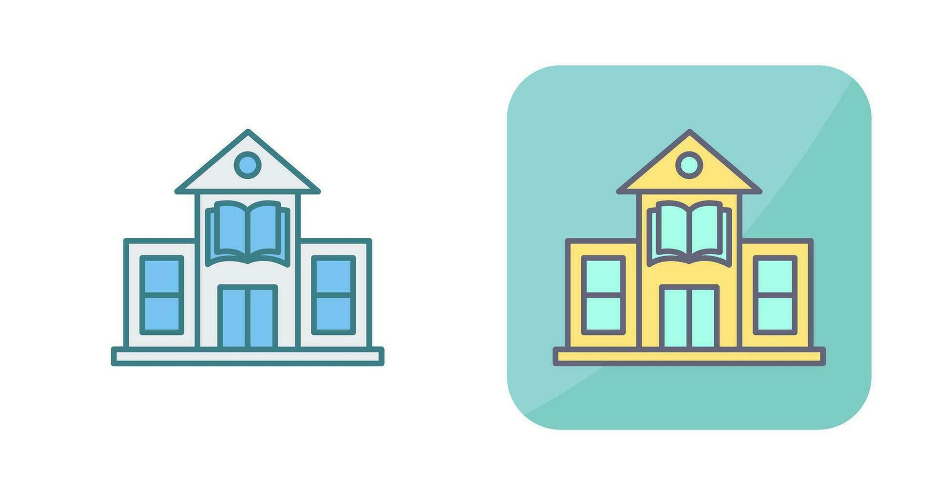 Library Building Vector Icon