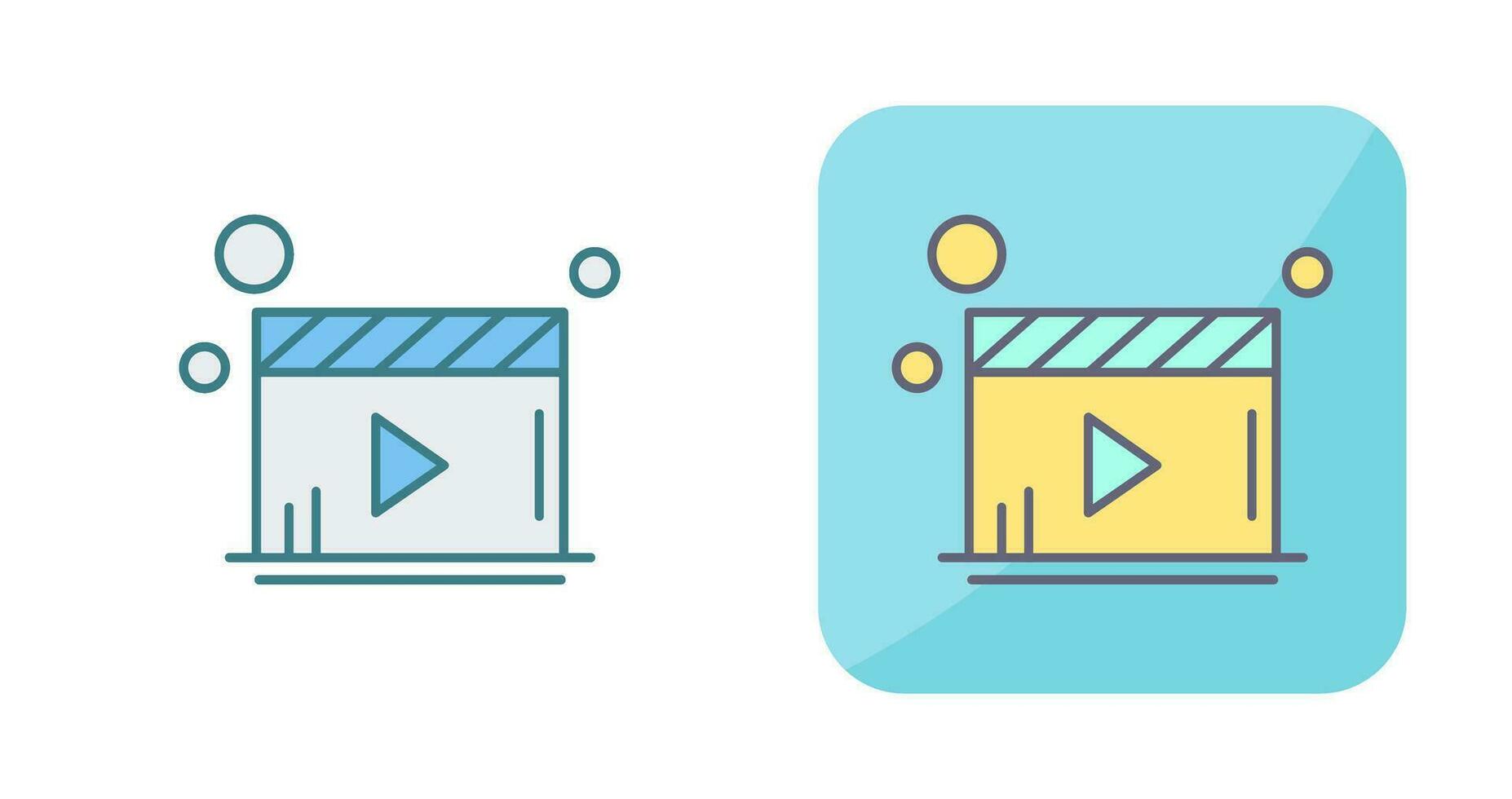 Video Player Vector Icon