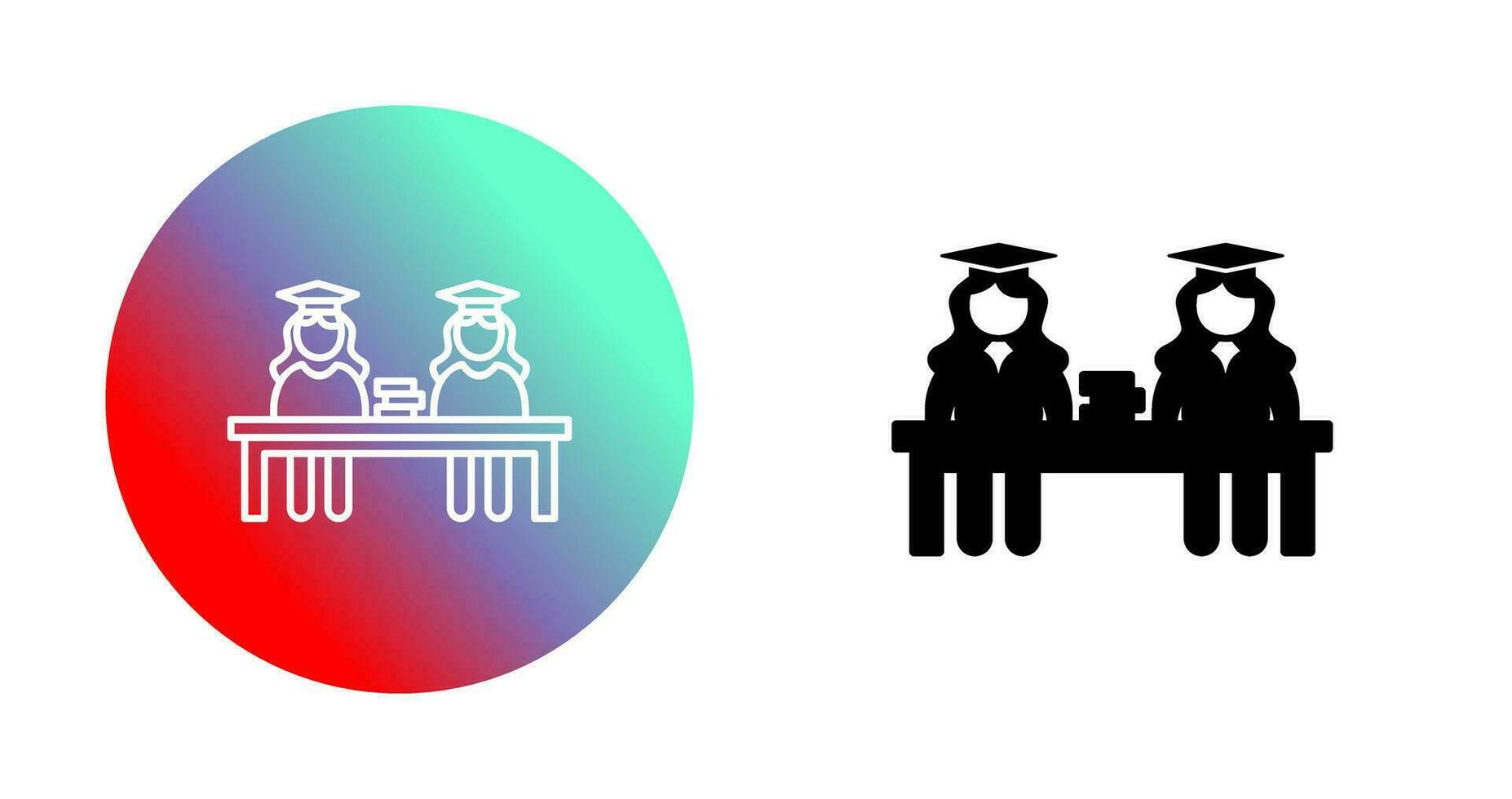 Unique Combined Study Vector Icon