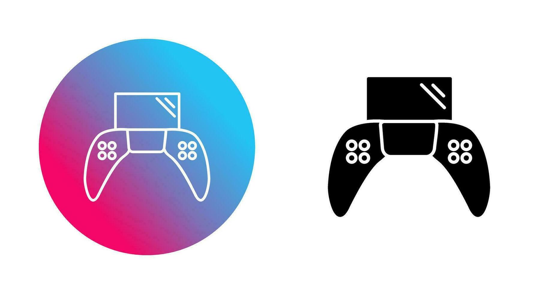 Unique Play Station Vector Icon