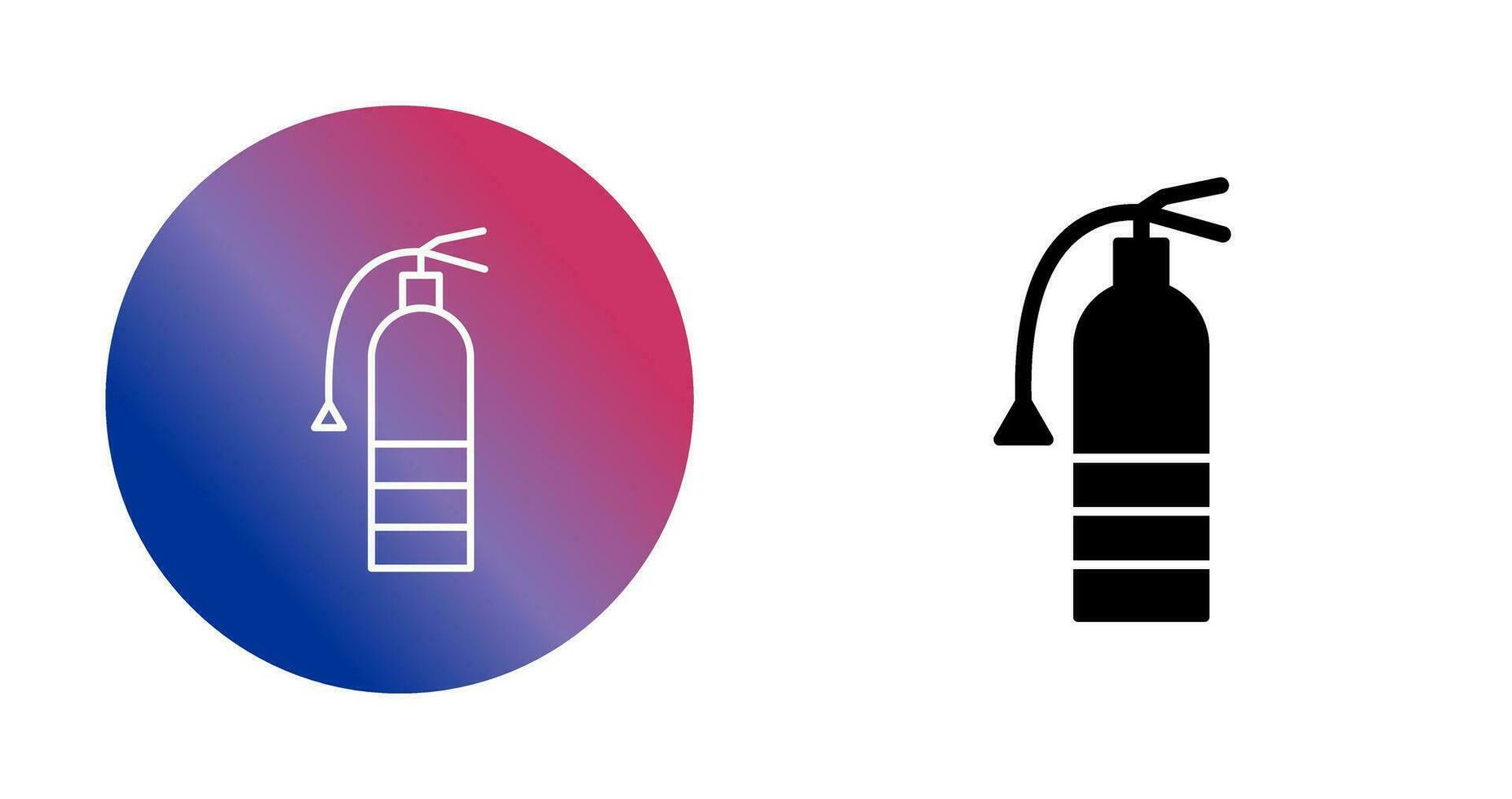 Unique Extinguisher Vector Icon