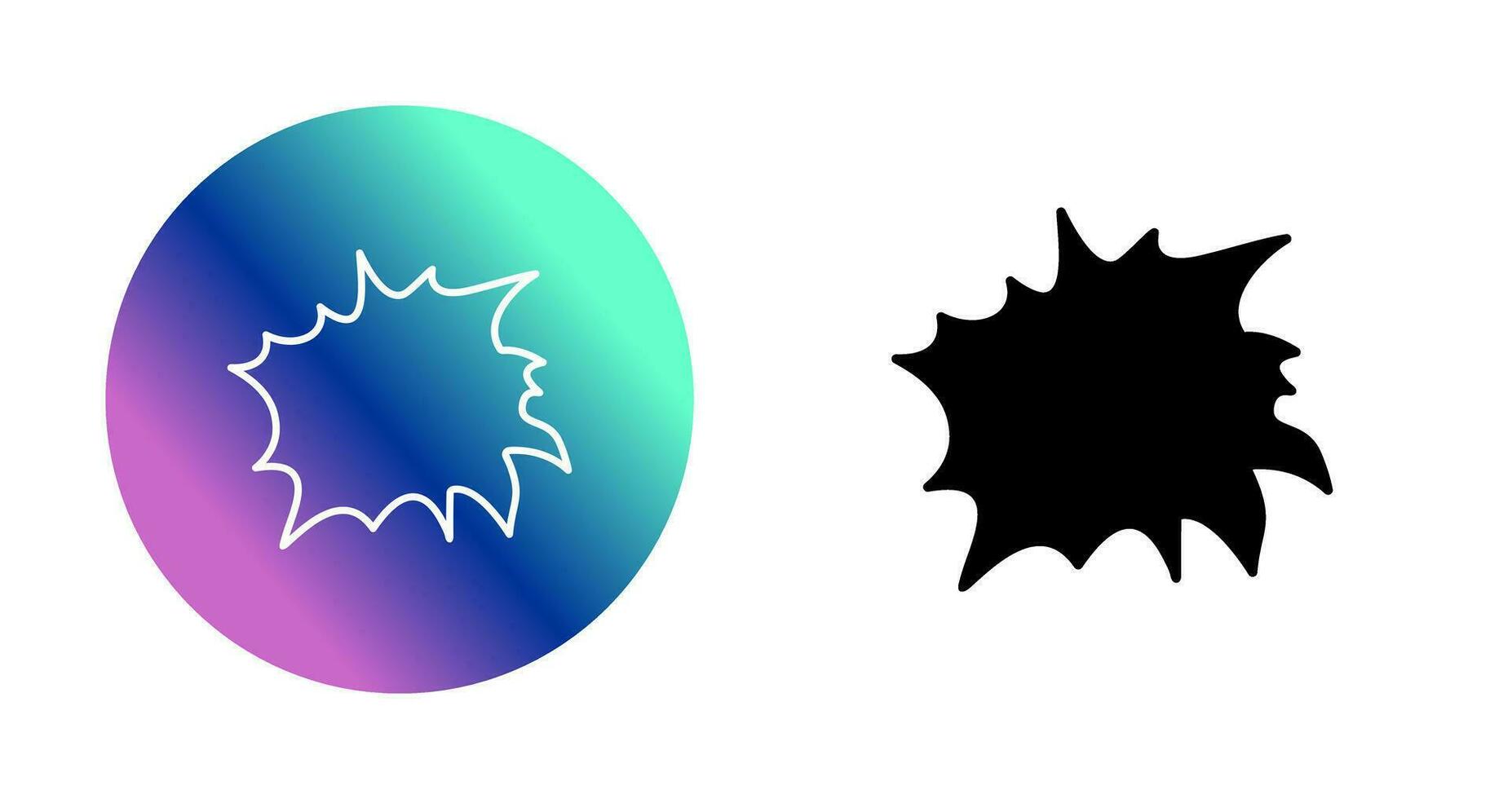 Unique Explosion Vector Icon