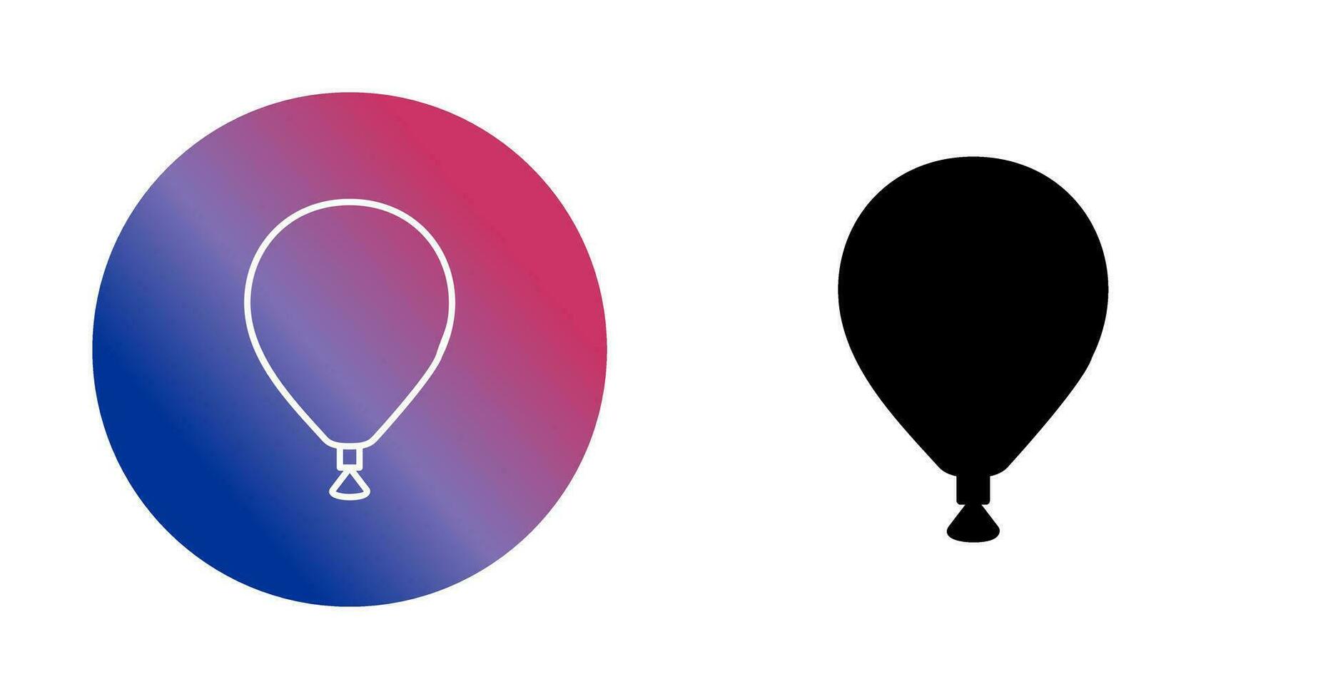 icono de vector de globo