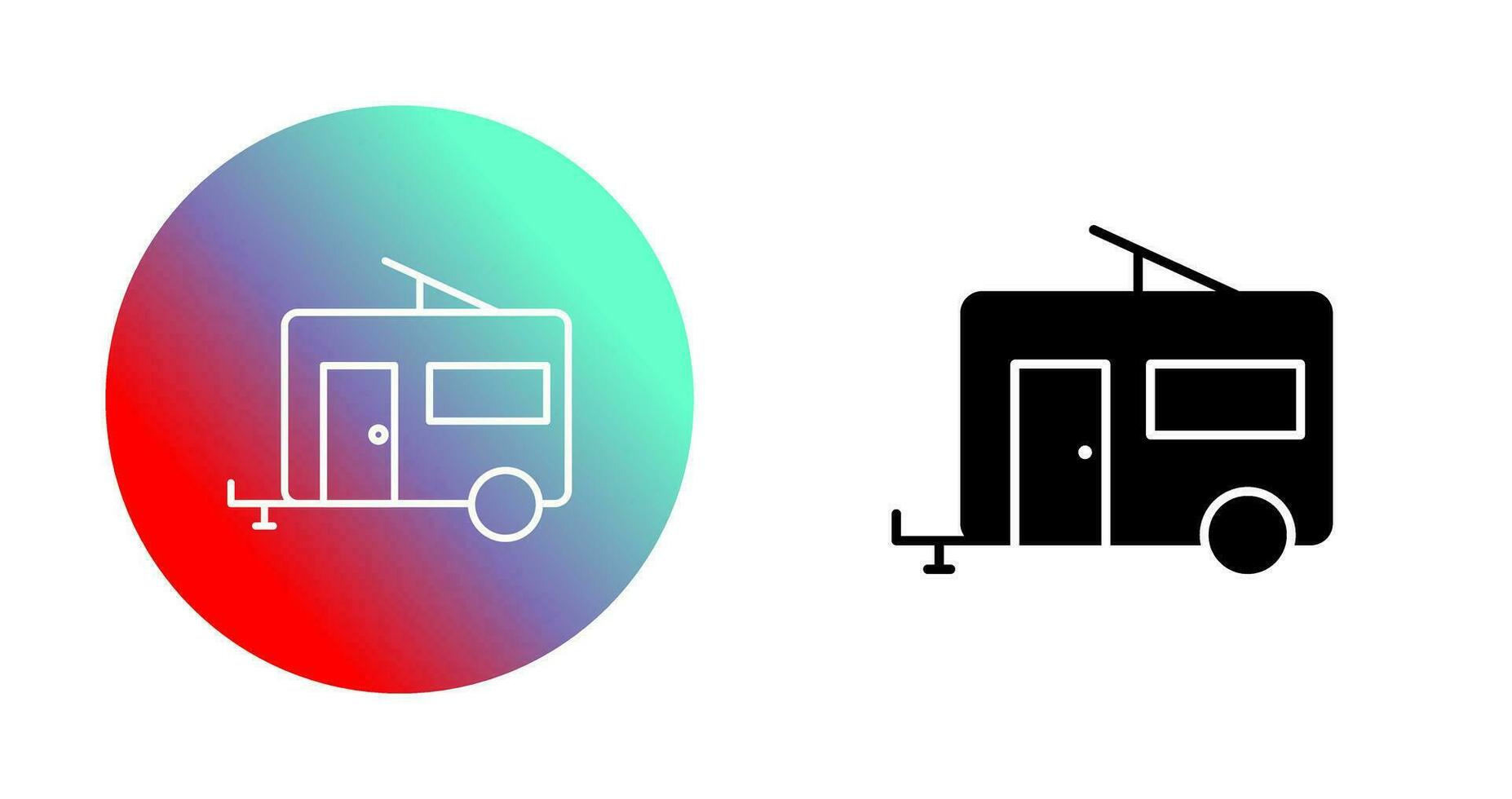 Trailer Vector Icon