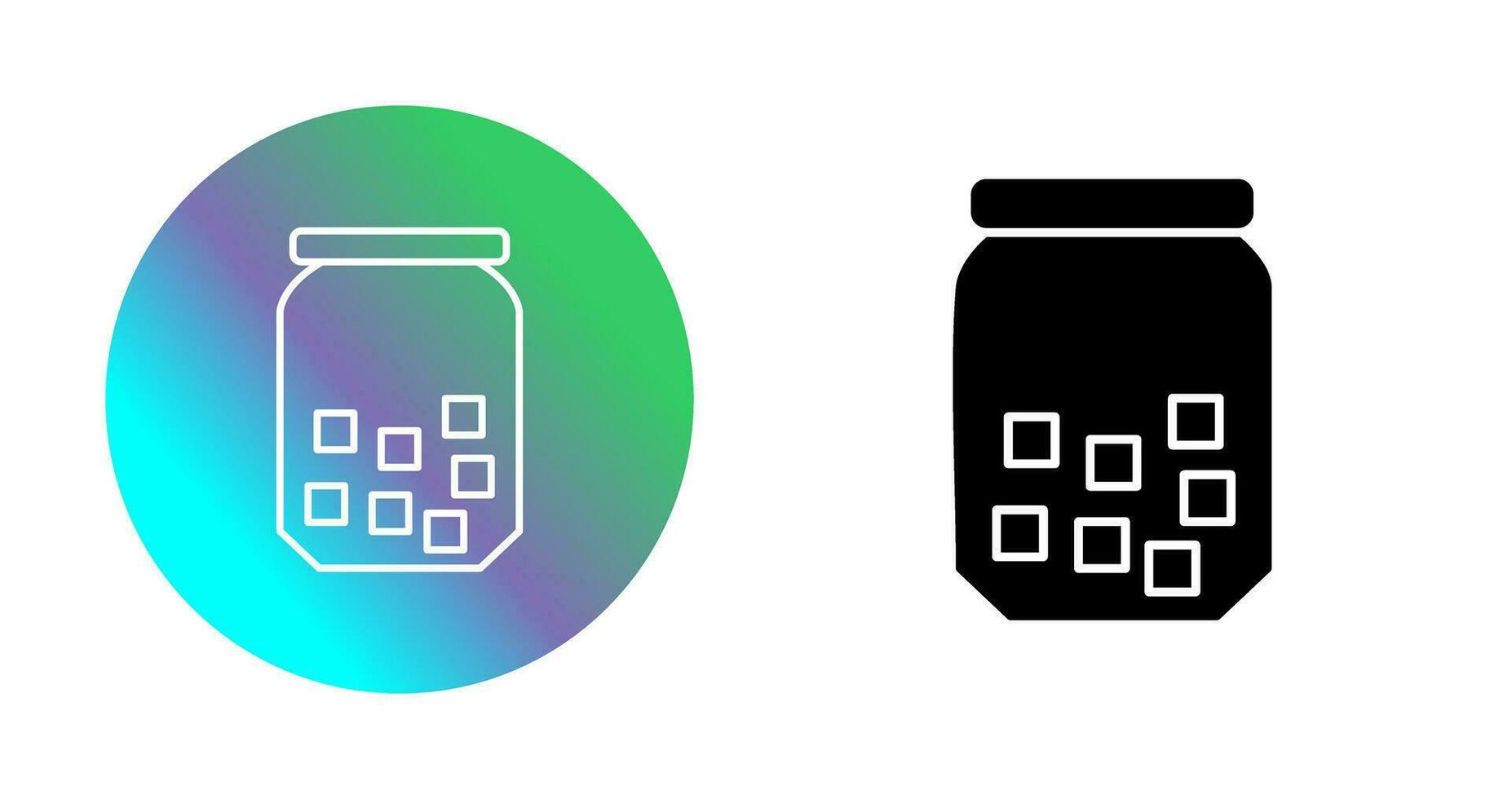 Sugar Bottle Vector Icon
