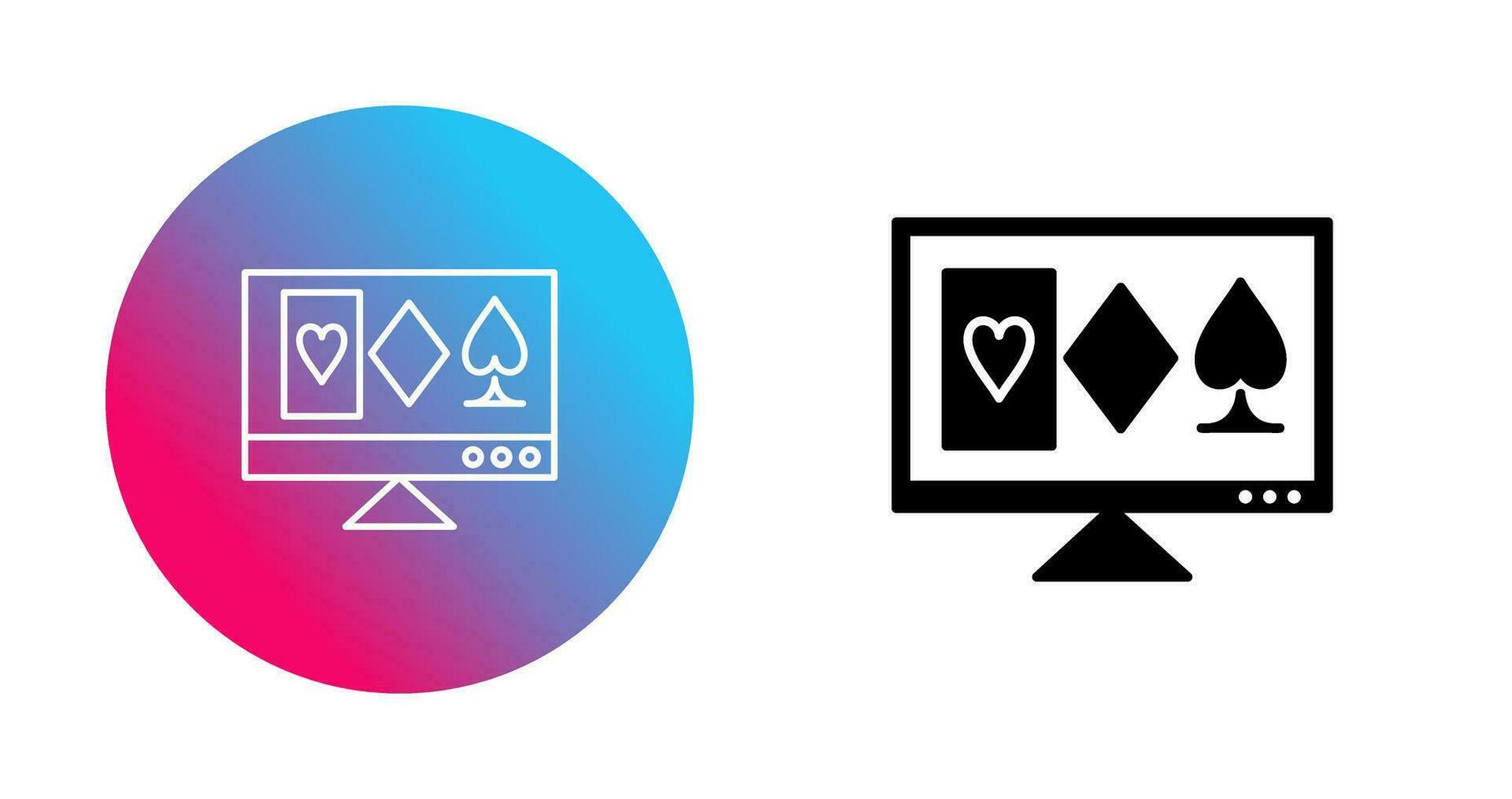 Online Gambling Vector Icon