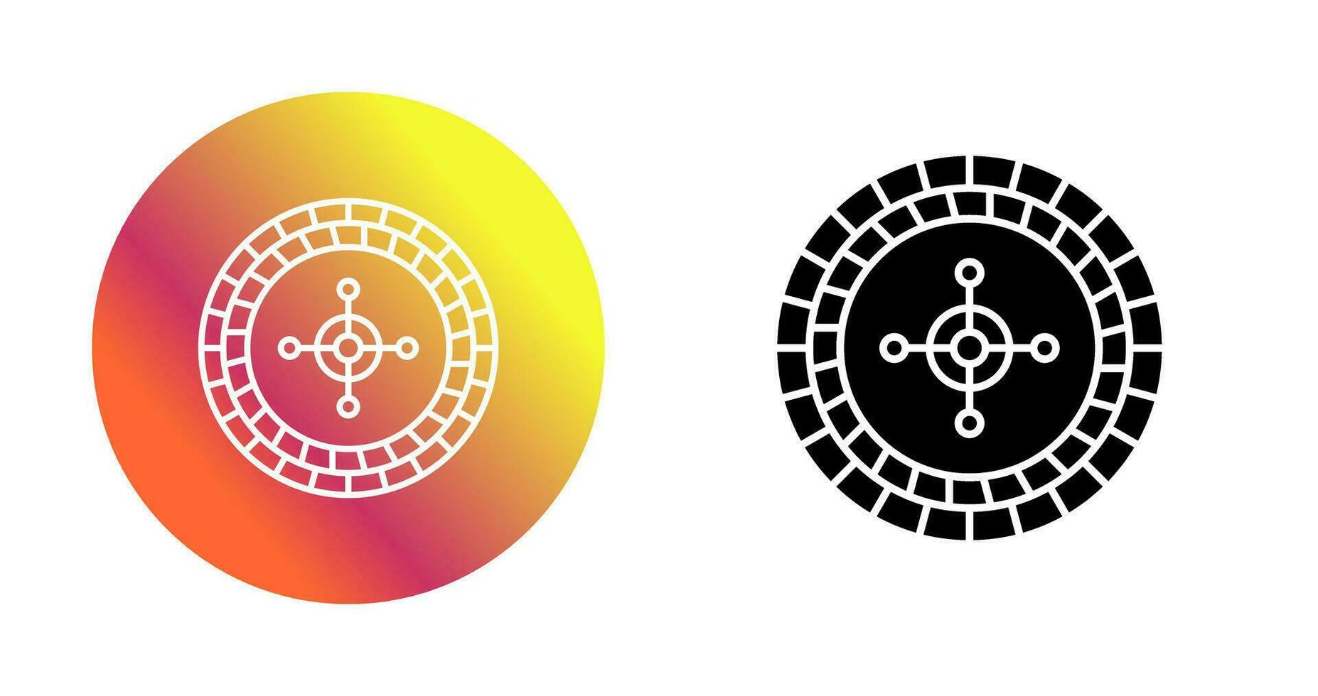 Roulette Vector Icon