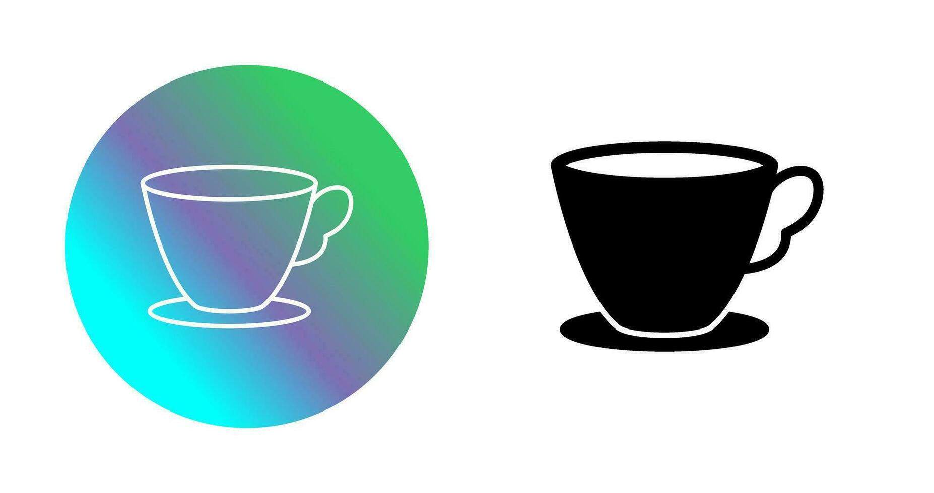 icono de vector de taza de té