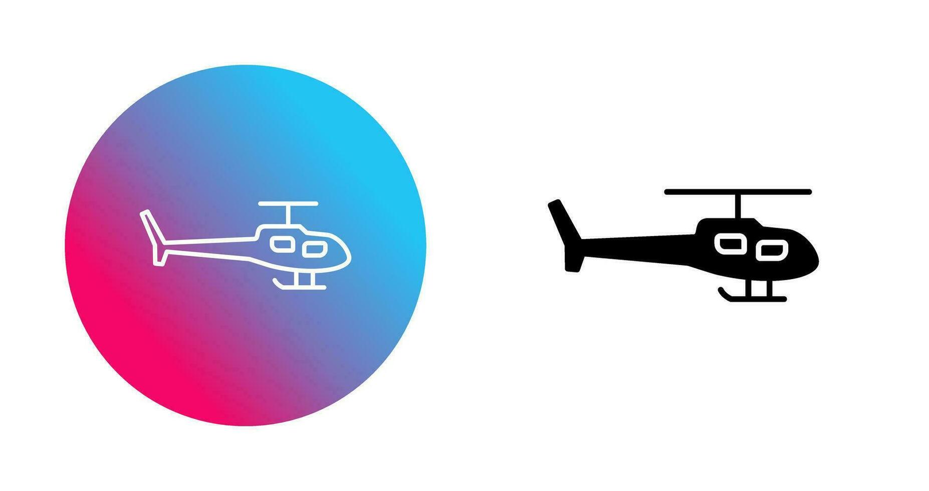 Helicopter Vector Icon