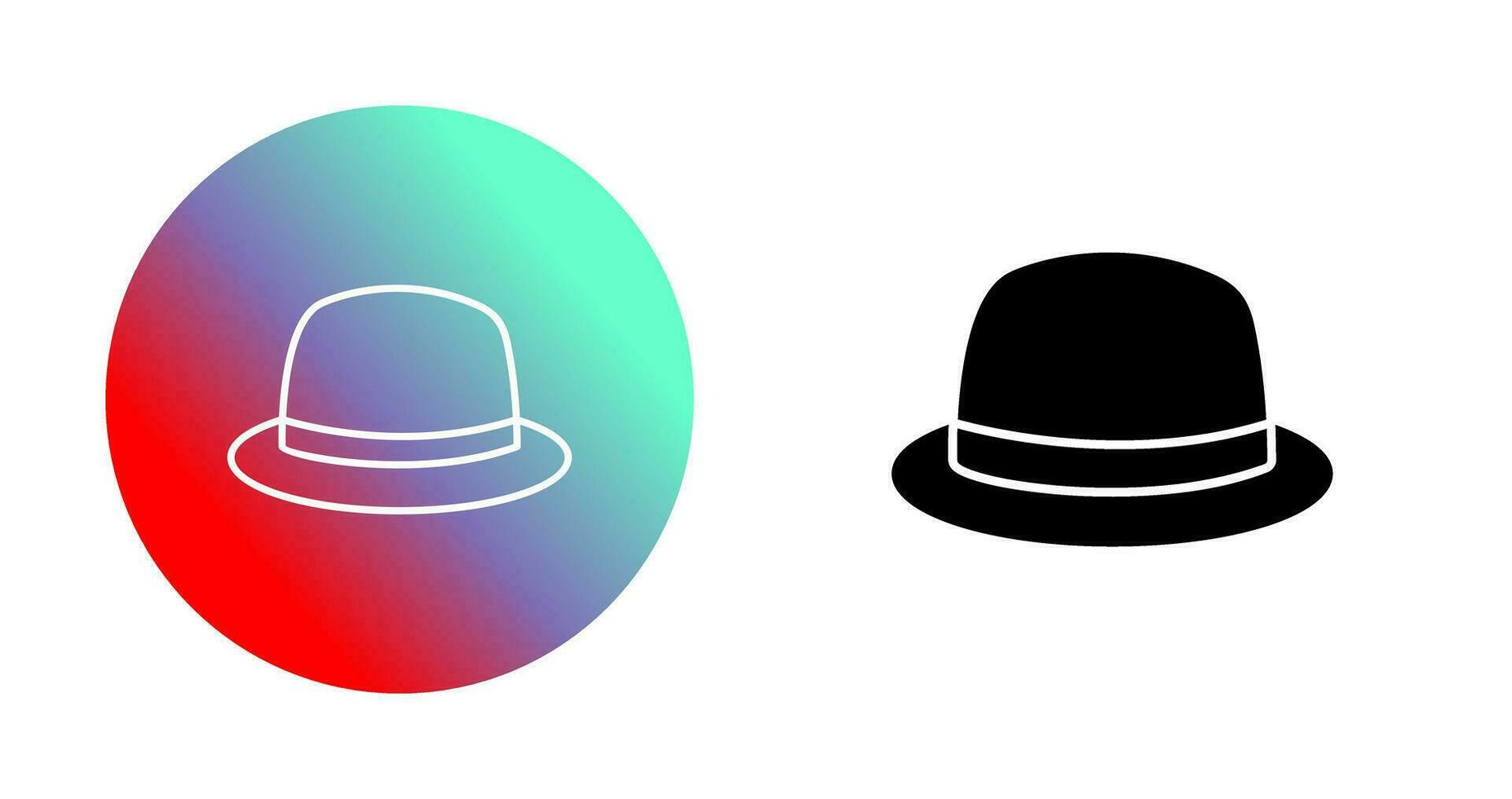 icono de vector de sombrero