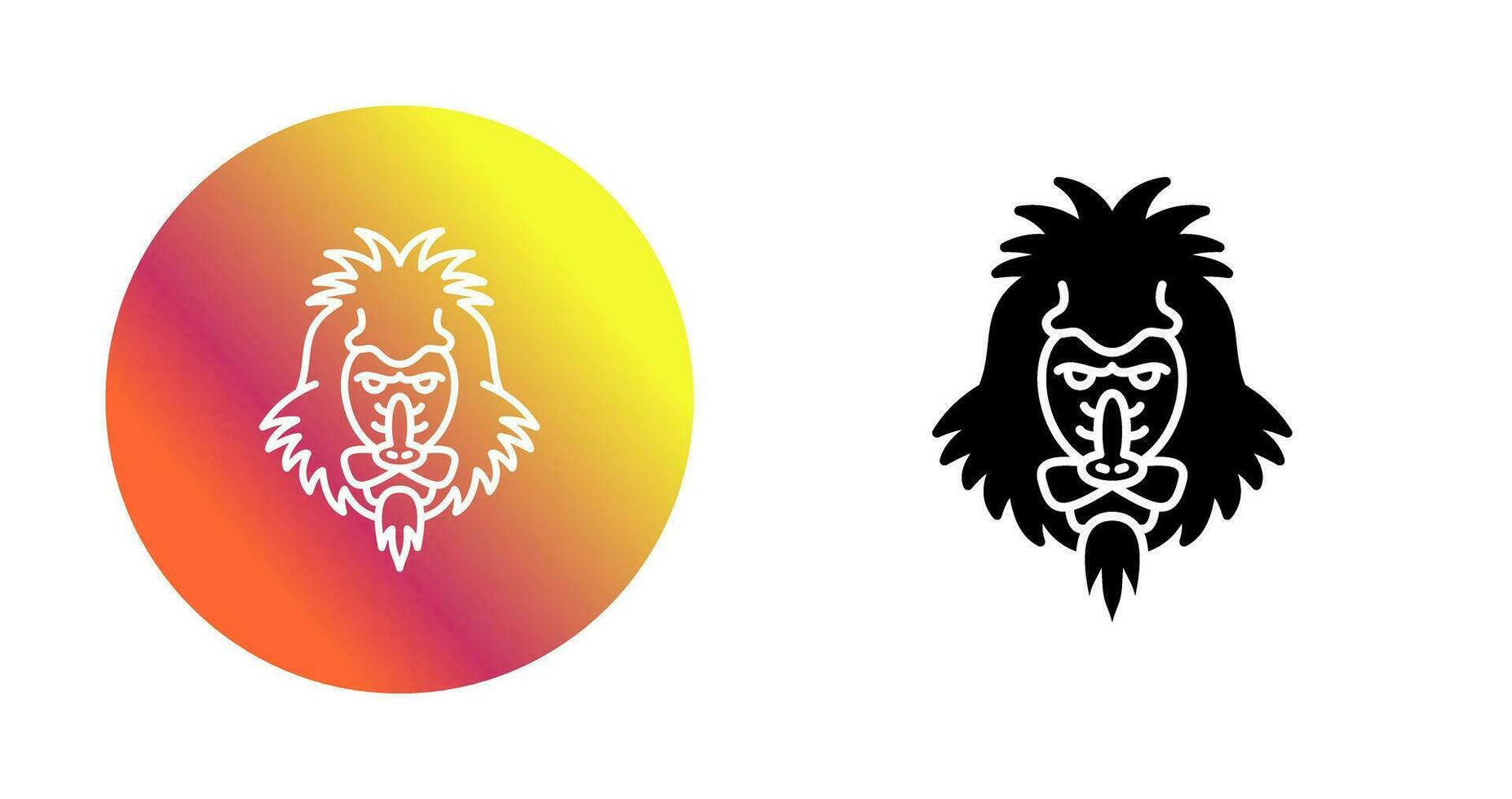 Mandrill Vector Icon