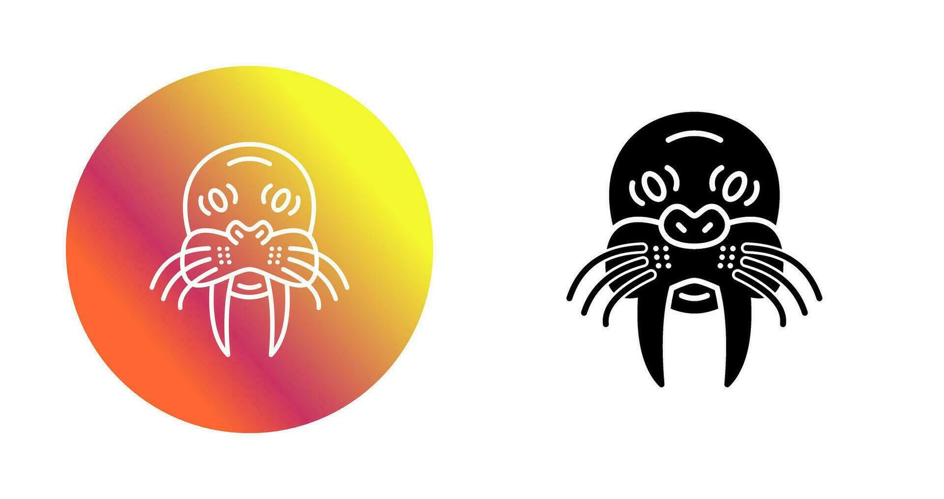 Walrus Vector Icon