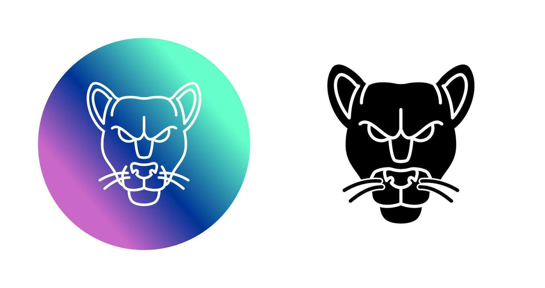 Black Panther Vector Icon