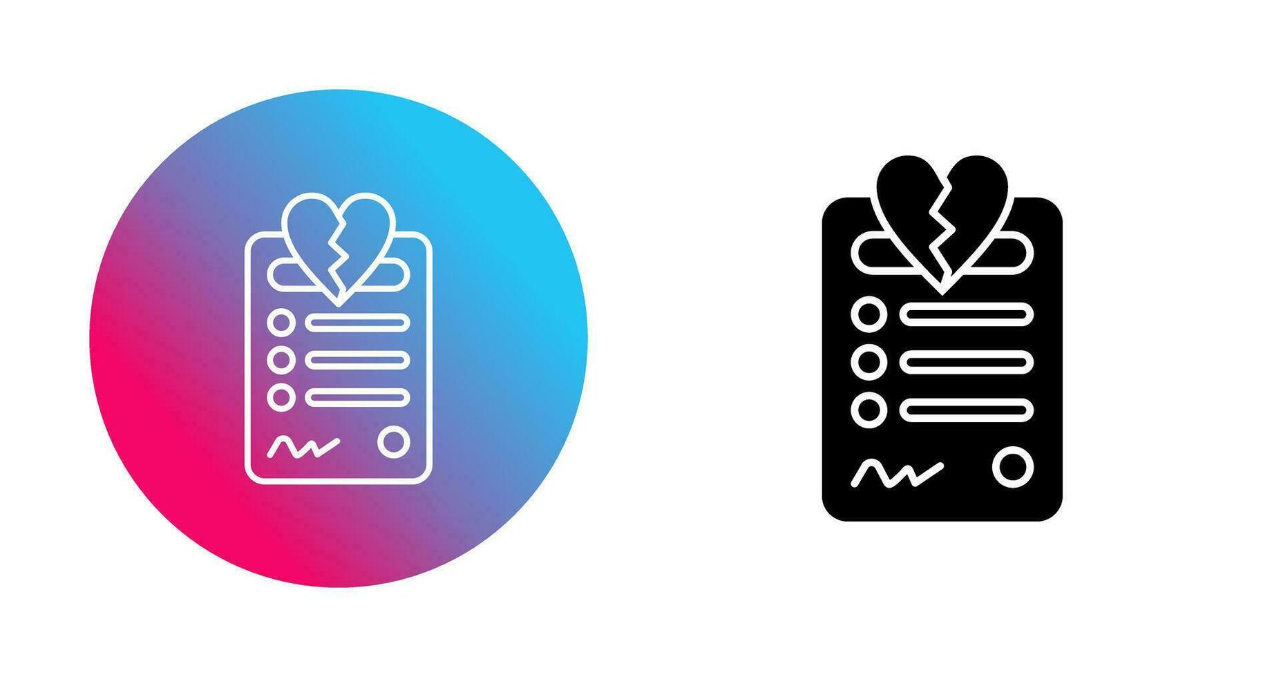 Divorce Vector Icon