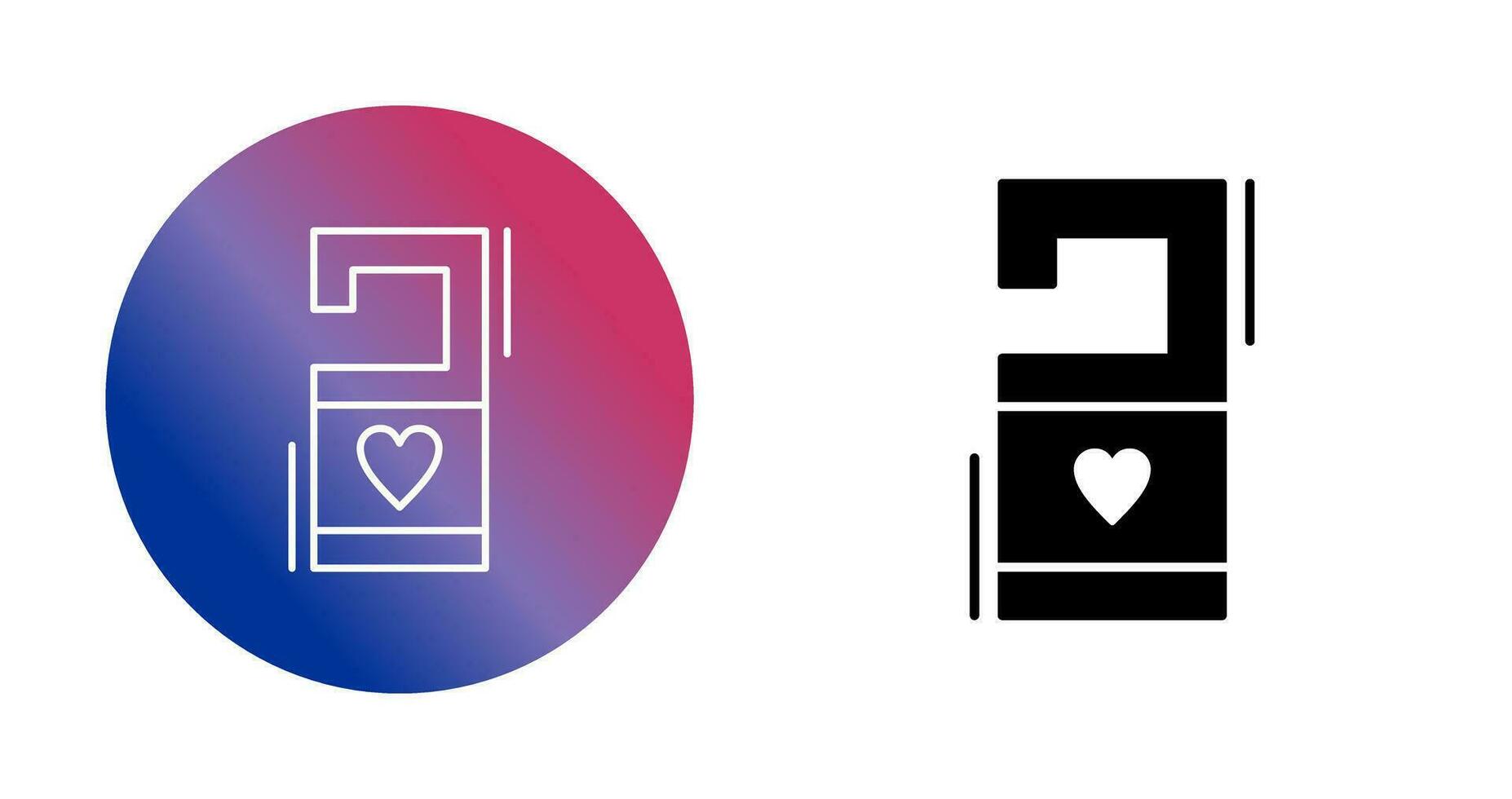 Door Knob Sign Vector Icon