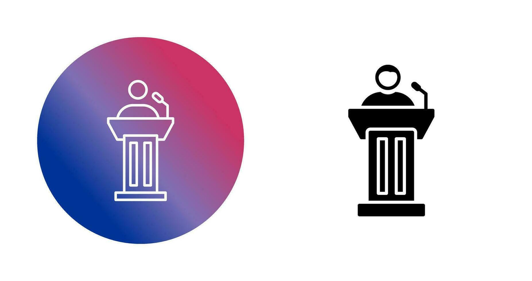 Podium Vector Icon