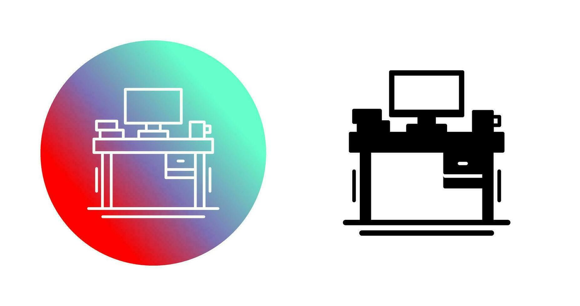 Desk Vector Icon