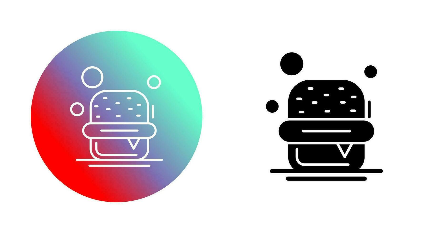 icono de vector de hamburguesa