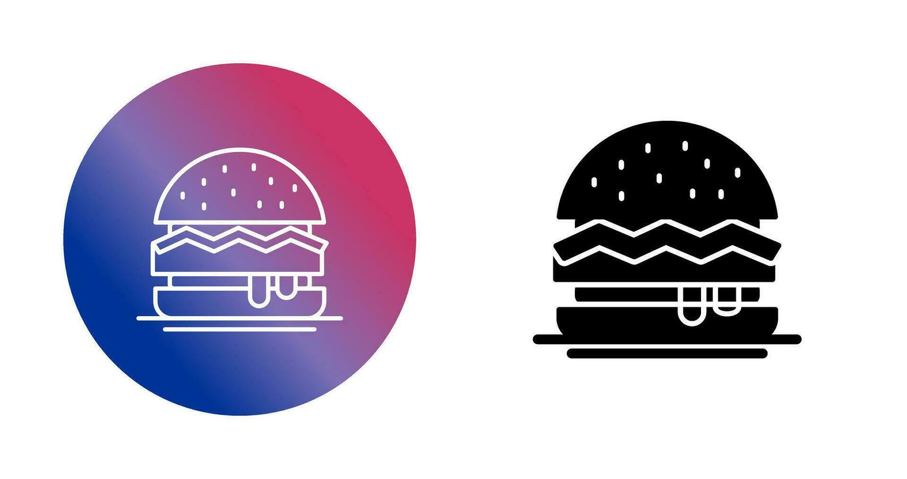 Hamburger Vector Icon